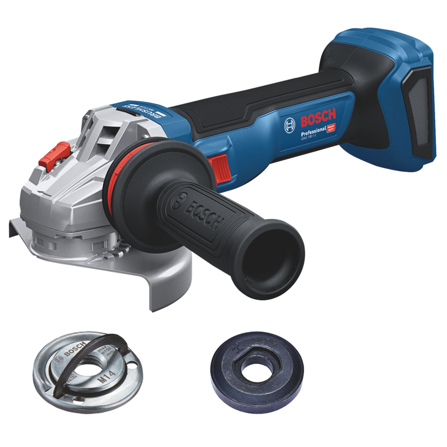Bosch GWS 18V-11 18V Li-Ion AMPShare 4.92" Brushless Cordless Angle Grinder - Bare (923CY)