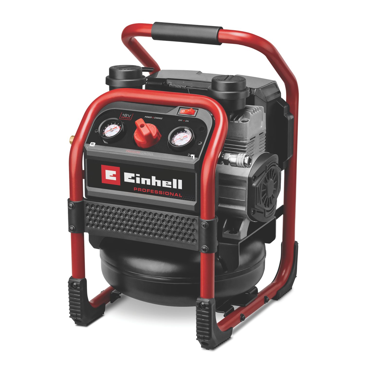 Einhell Professional SILENZZO 18/160 6Ltr 18V Li-Ion Power X-Change Cordless Compressor - Bare (925AV)