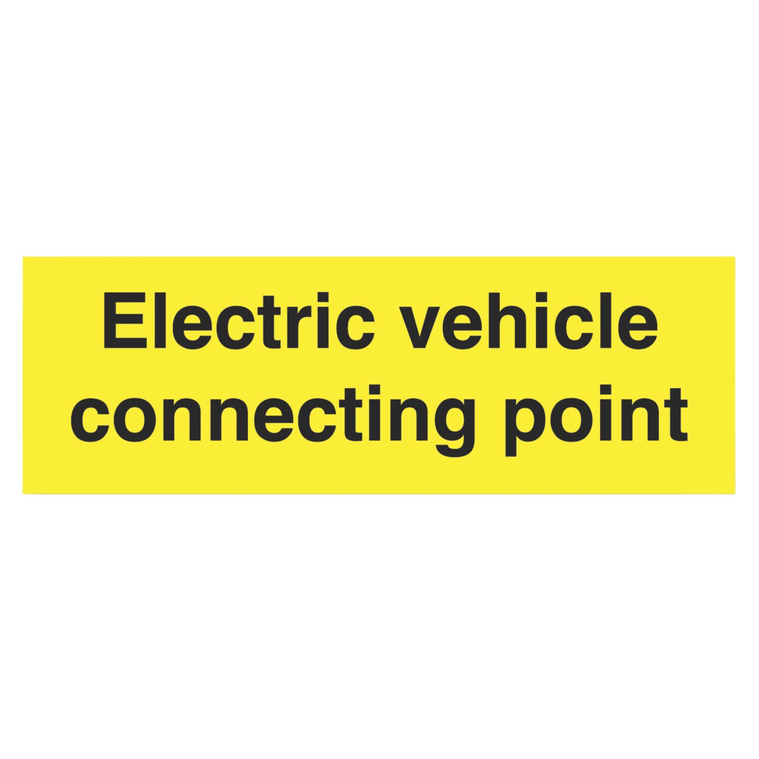 Essentials EV Connecting Point Labels 75mm x 25mm 10 Pack (926YU)