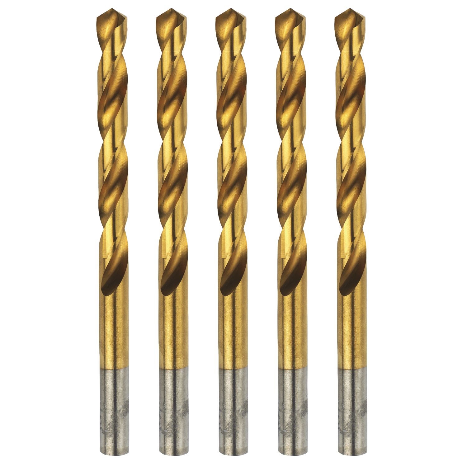 Erbauer Straight Shank Metal Drill Bits 13mm x 151mm 5 Pack (92768)