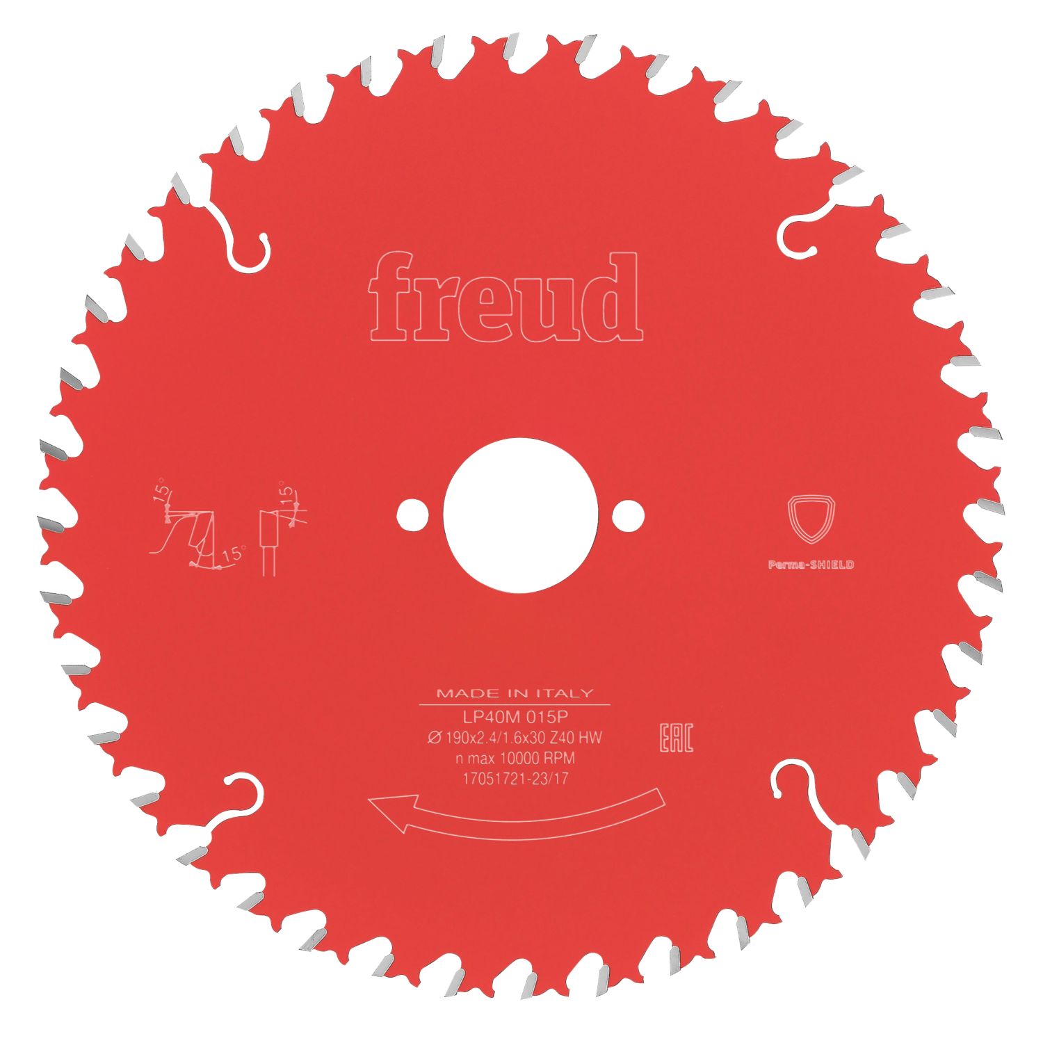Freud Wood TCT Circular Saw Blade 190mm x 30mm 40T (9288F)