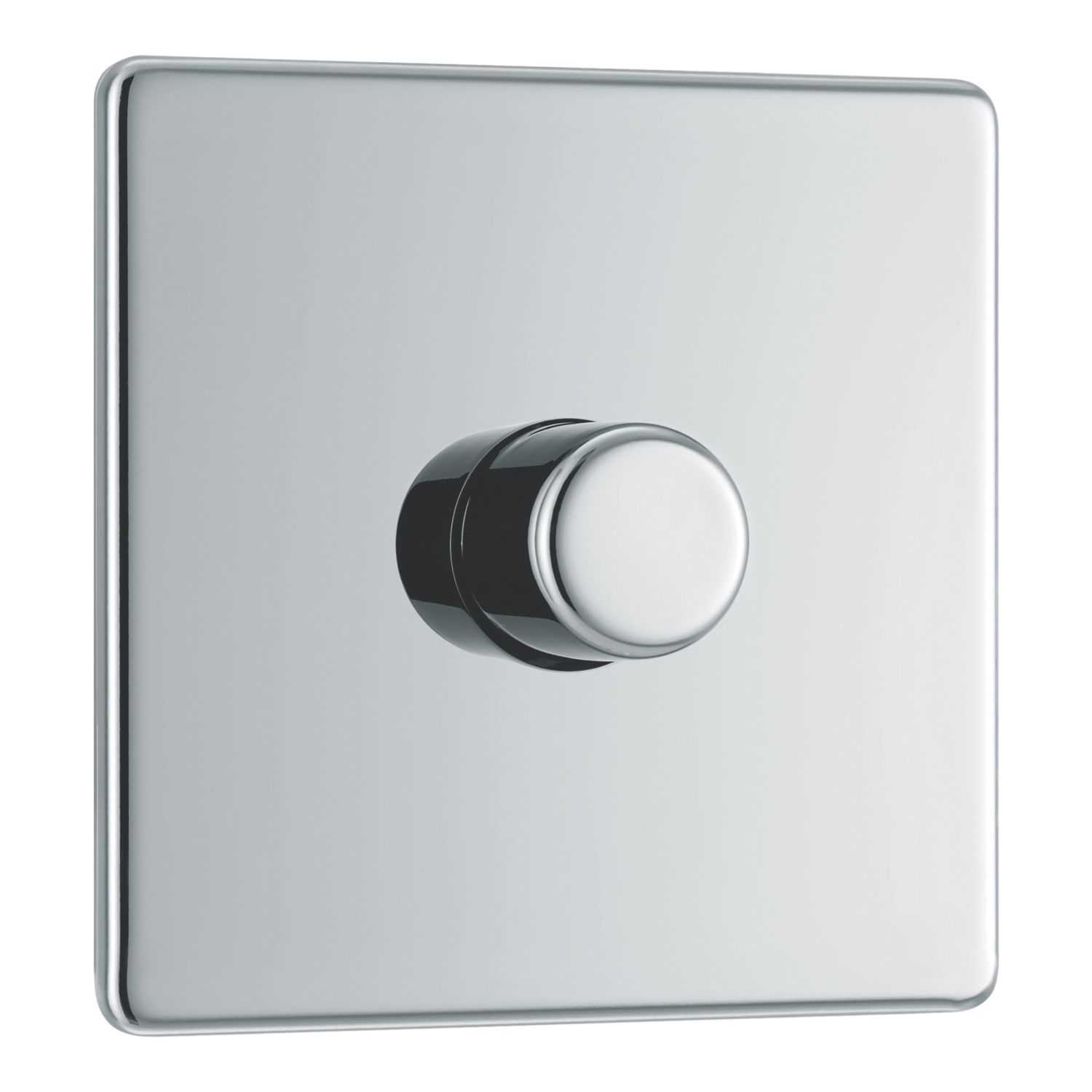 LAP 1-Gang 2-Way LED Dimmer Switch Polished Chrome with Colour-Matched Inserts (928CN)