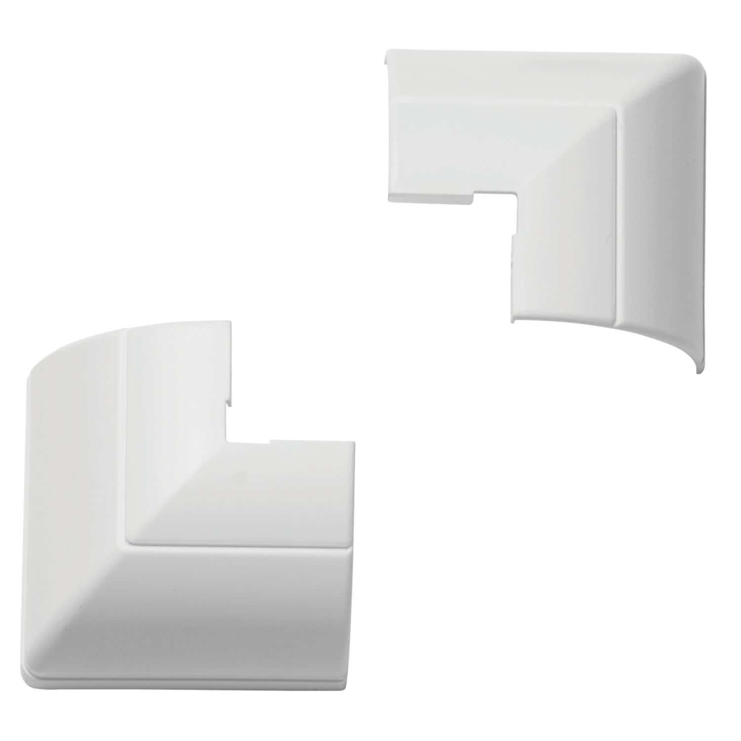 D-Line 1/4-Round External Clip-Over Bends 22mm x 22mm 2 Pack (9295F)