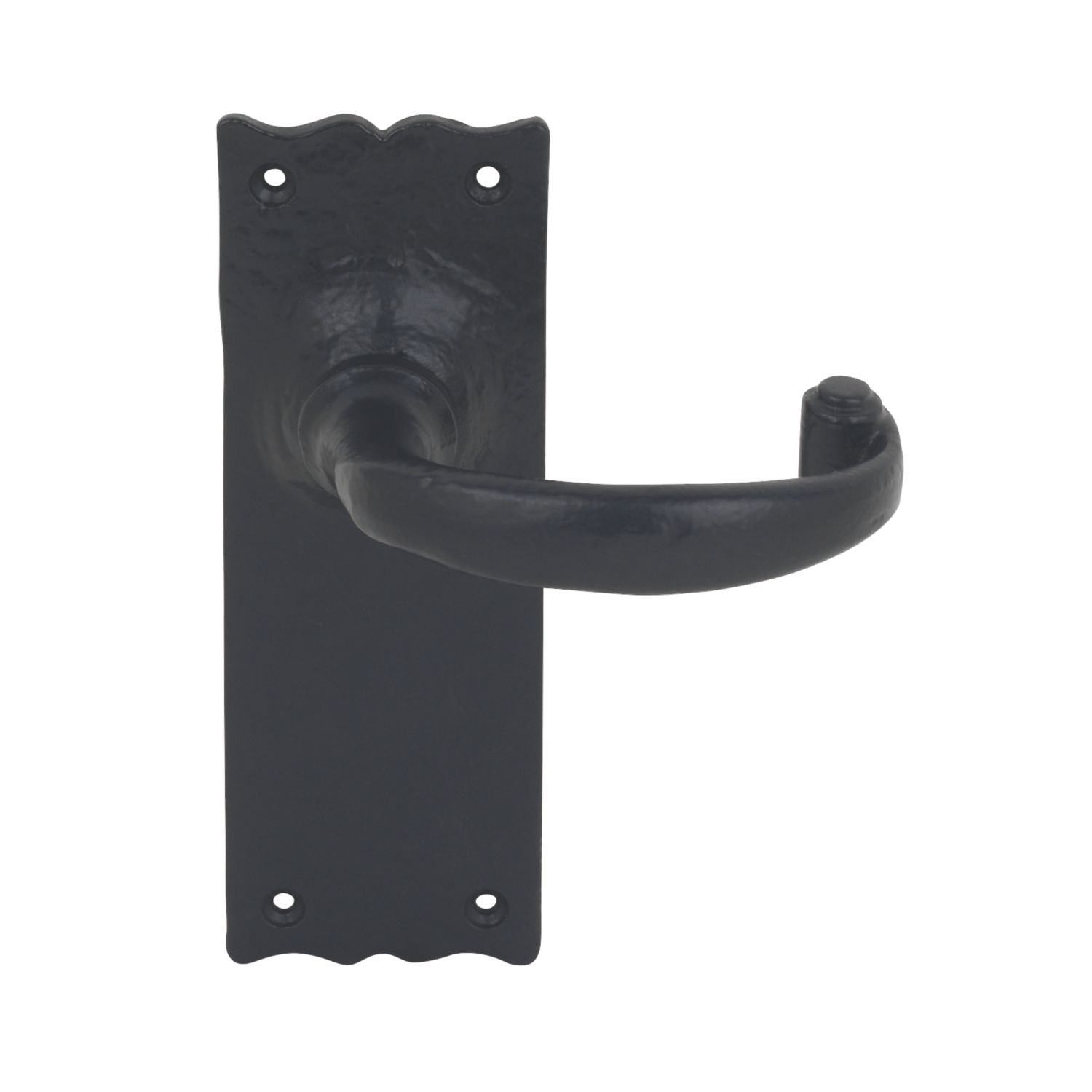 Smith & Locke Regal LoB Door Handles Pair Black (9295H)