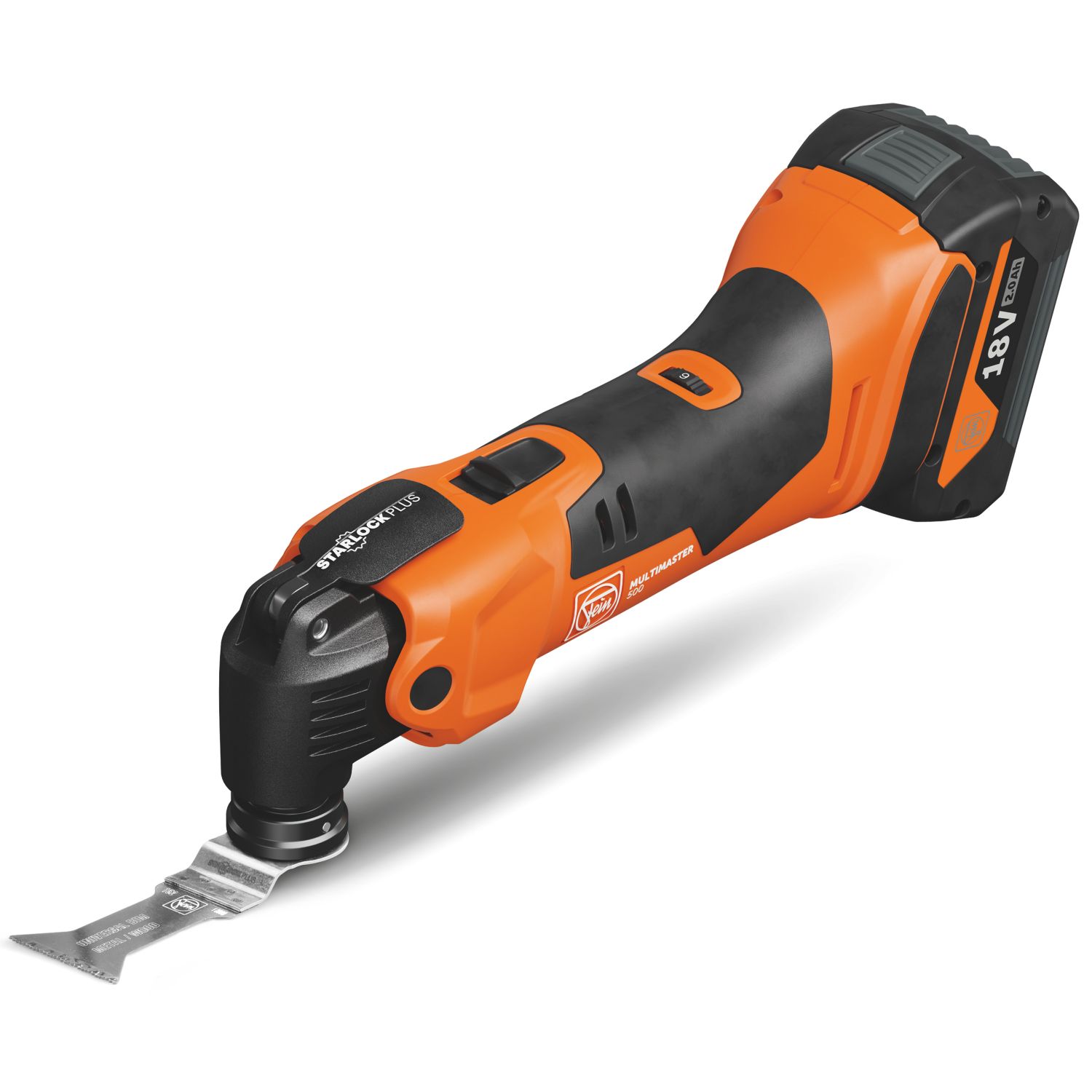 Fein AMM500 PLUS AS TOP 18V 2 x 2.0Ah Li-Ion CoolPack Brushless Cordless Oscillating Multi-Tool (929RH)