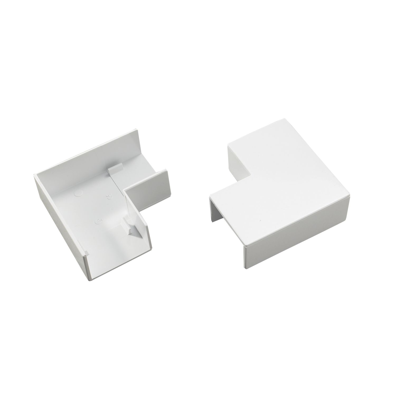 Tower Flat Trunking Angle 38mm x 25mm 2 Pack (93056)