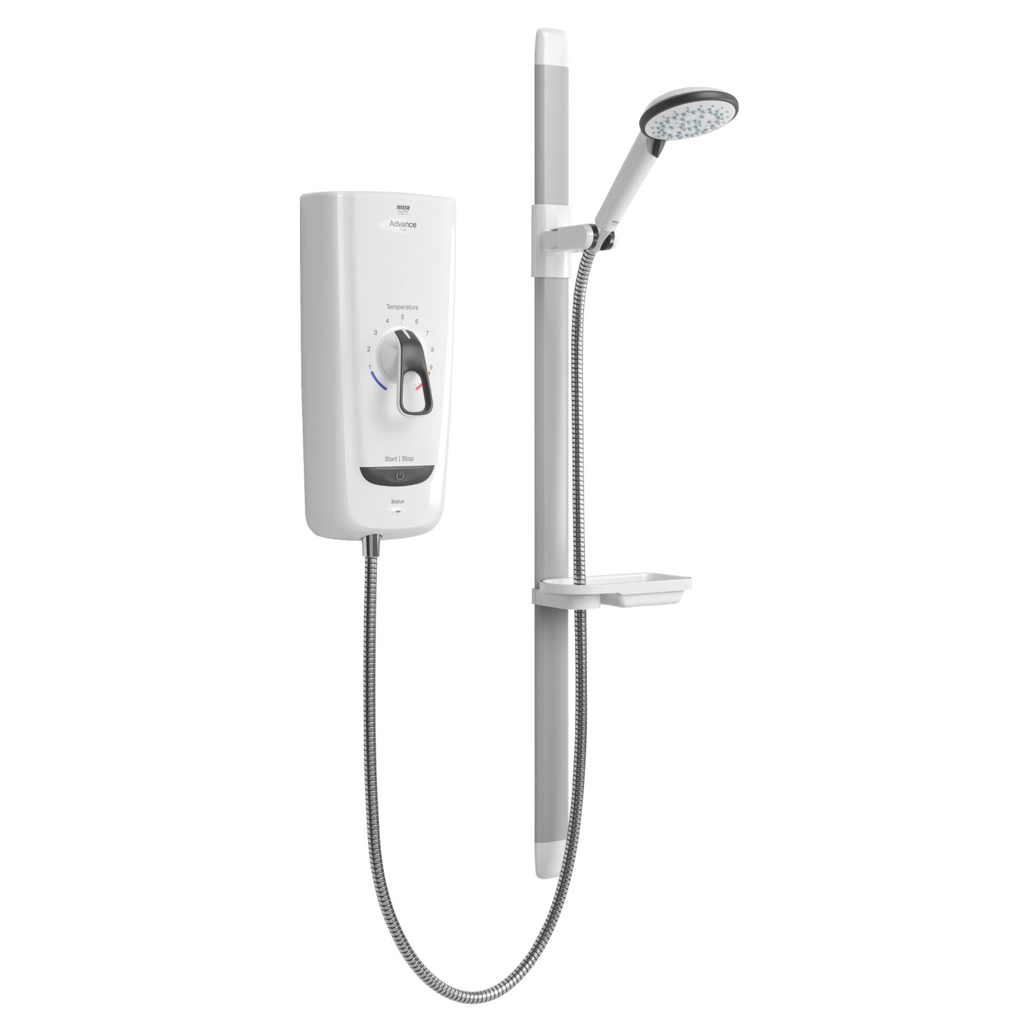 Mira Advance Flex White 8.7kW Thermostatic Electric Shower (9308X)