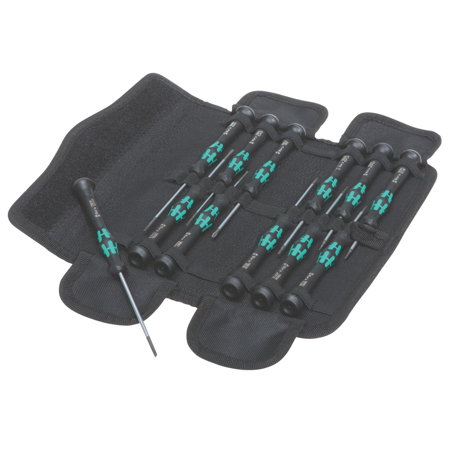 Wera Kraftform Micro Mixed Precision Screwdriver Set 12 Pieces (930FP)