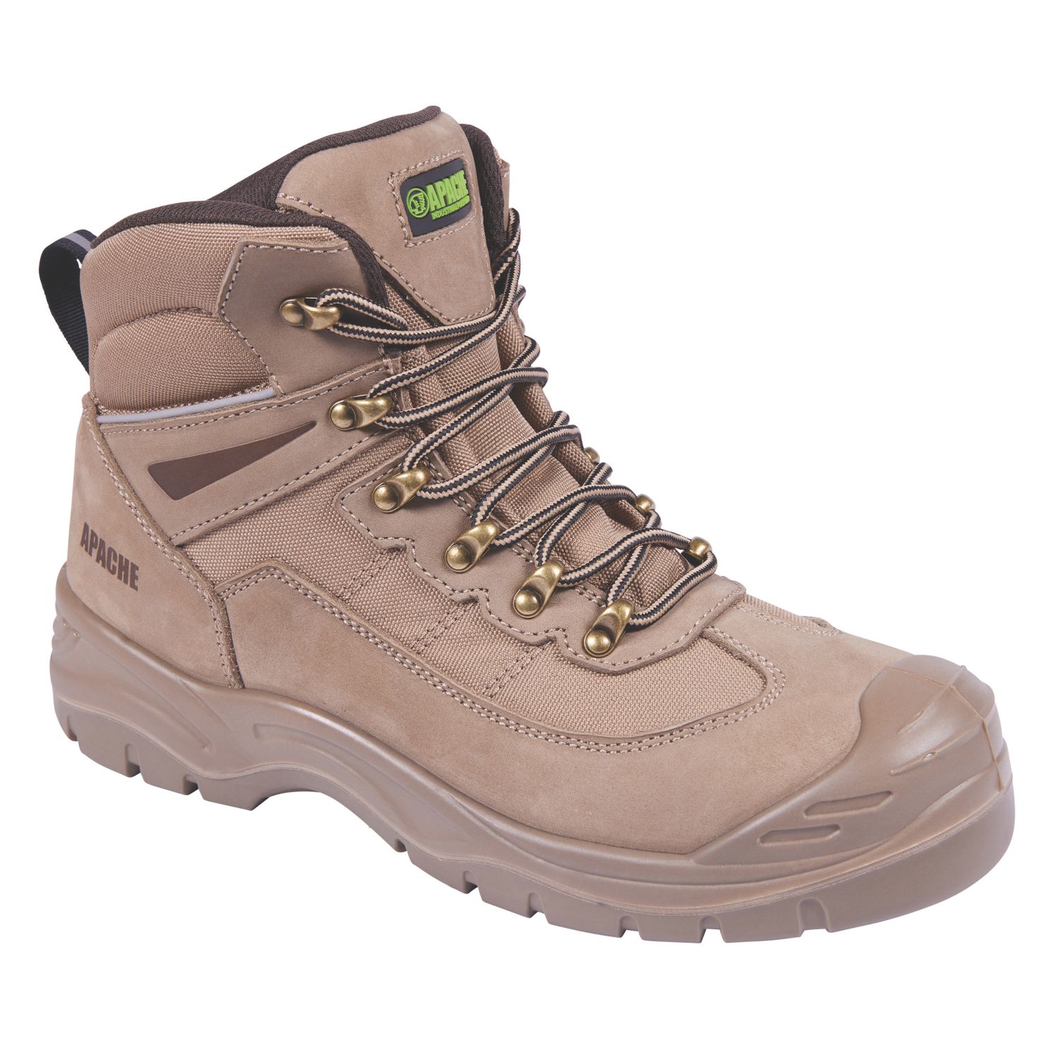 Apache Nelson Size 9 Stone Steel Toe Cap Safety Boots (930RL)
