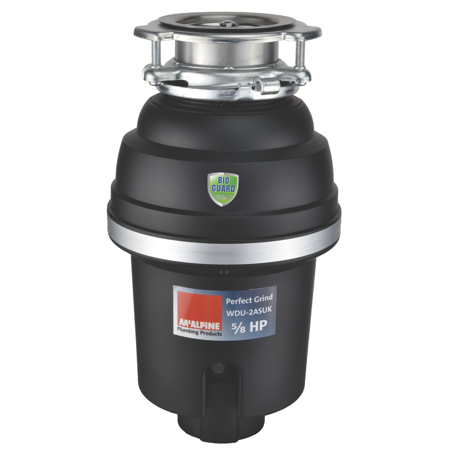 McAlpine WDU-2ASUK Food Waste Disposer with Built-In Air Switch (931XT)