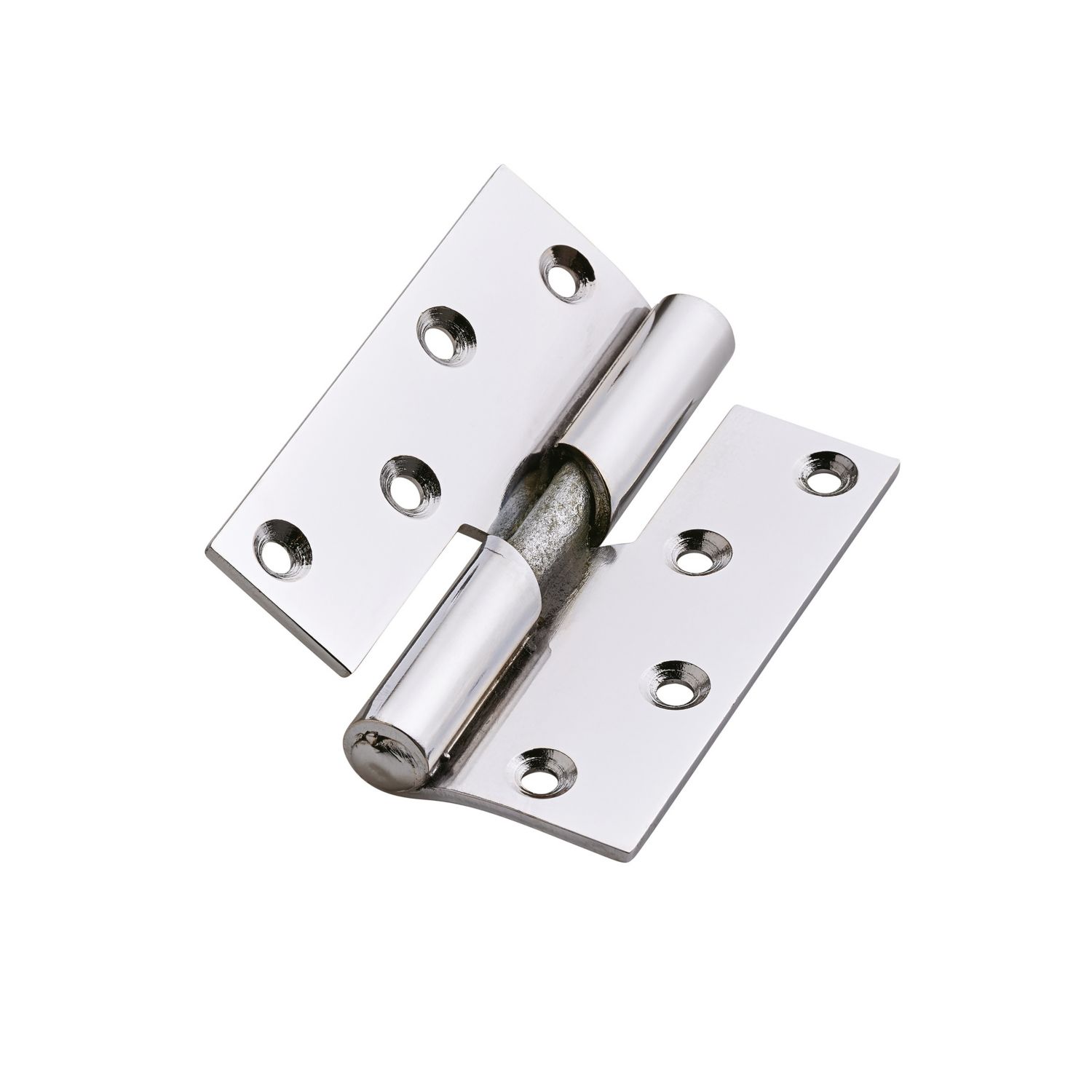 Smith & Locke Polished Chrome Rising Butt Hinges 100mm x 84mm 2 Pack (932TE)