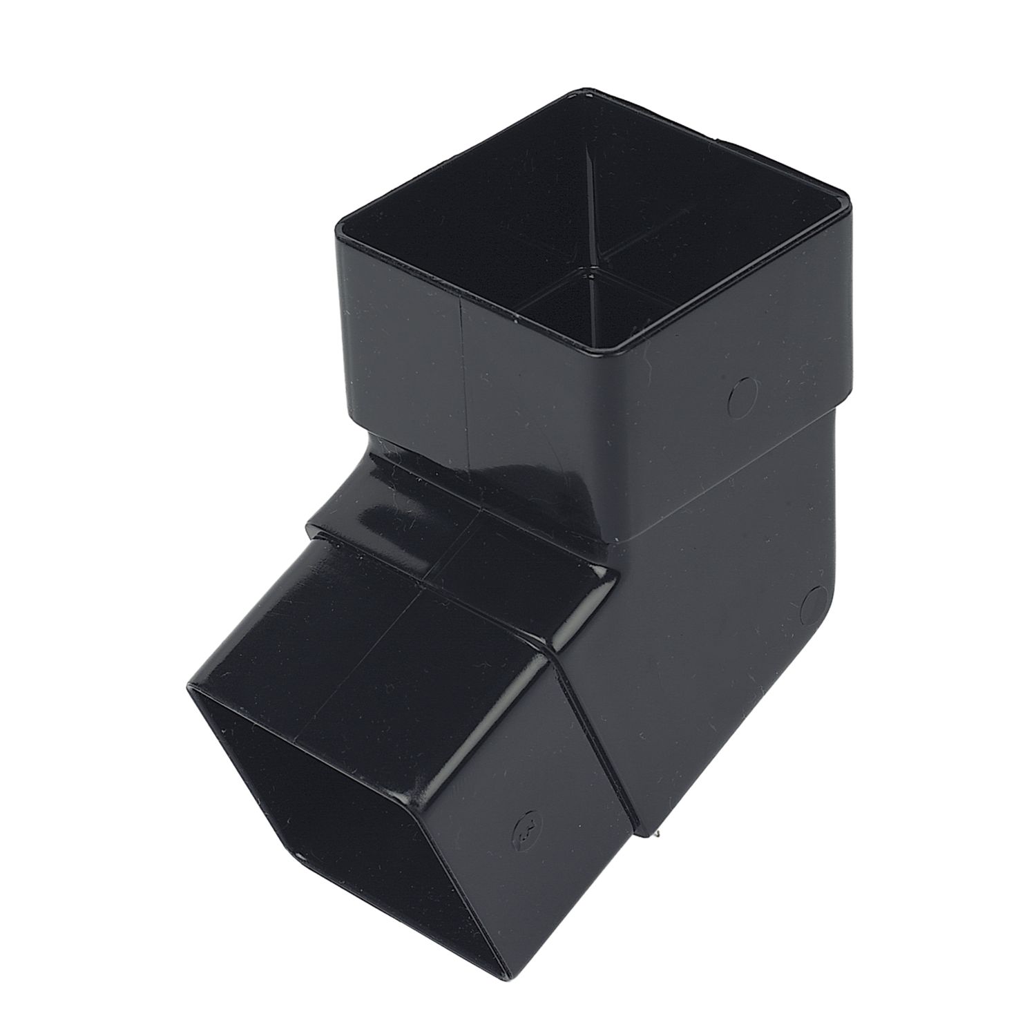 FloPlast 112.5° Square Offset Bend Black 65mm (93319)