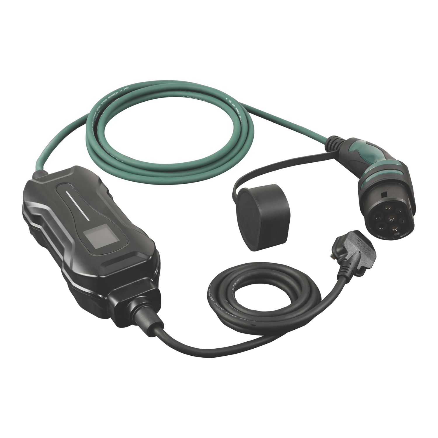 Masterplug 10A 2300W Mode 2 Type 2 Plug Electric Vehicle Charging Cable 5m (934KA)