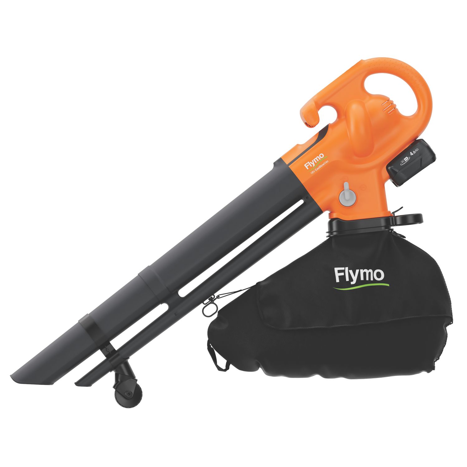 Flymo 970765701 18V 1 x 4.0Ah Lithium Power for All Cordless Blower/Vacuum (935CG)