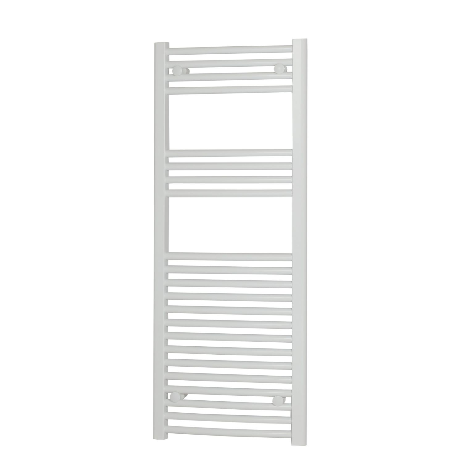 Flomasta 1200mm x 450mm 1655BTU White Curved Towel Radiator (935RV)