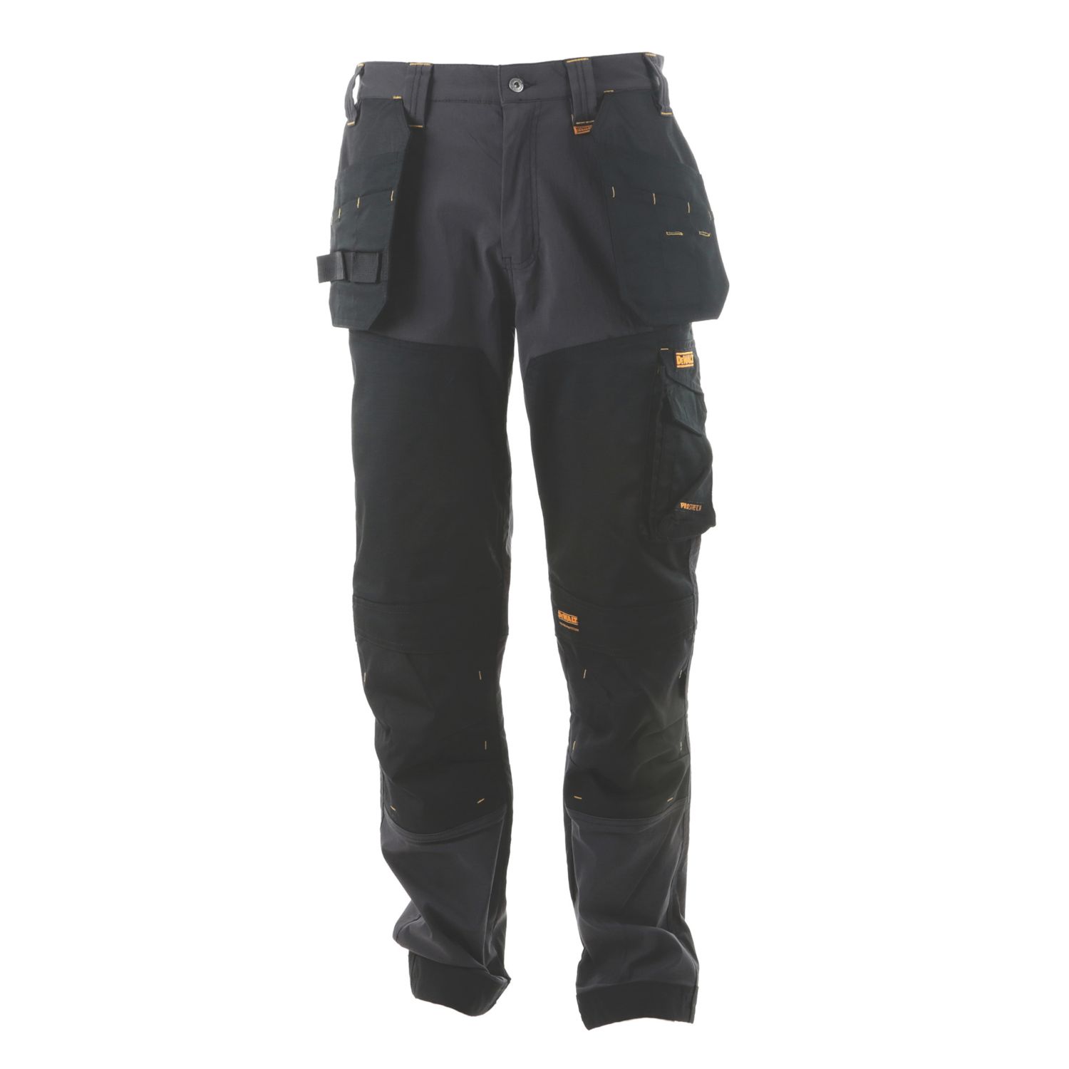 DEWALT Memphis Work Trousers Grey/Black 32" W 29" L (936RX)