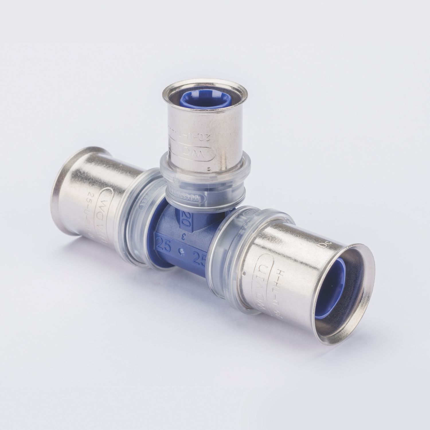 Wavin Tigris K5 Multi-Layer Composite Press-Fit Reducing Tees 25mm x 20mm x 25mm 5 Pack (937RM)