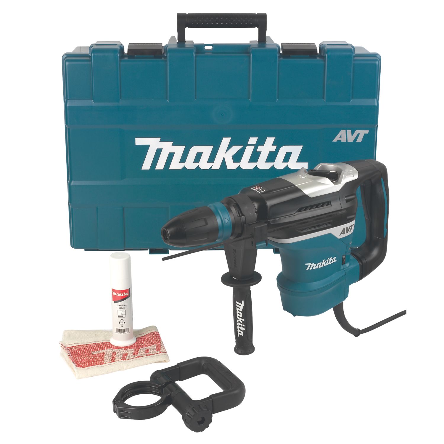 Makita HR4013C/2 6.8kg SDS Max Electric AVT Rotary Demolition Hammer 240V (937XJ)