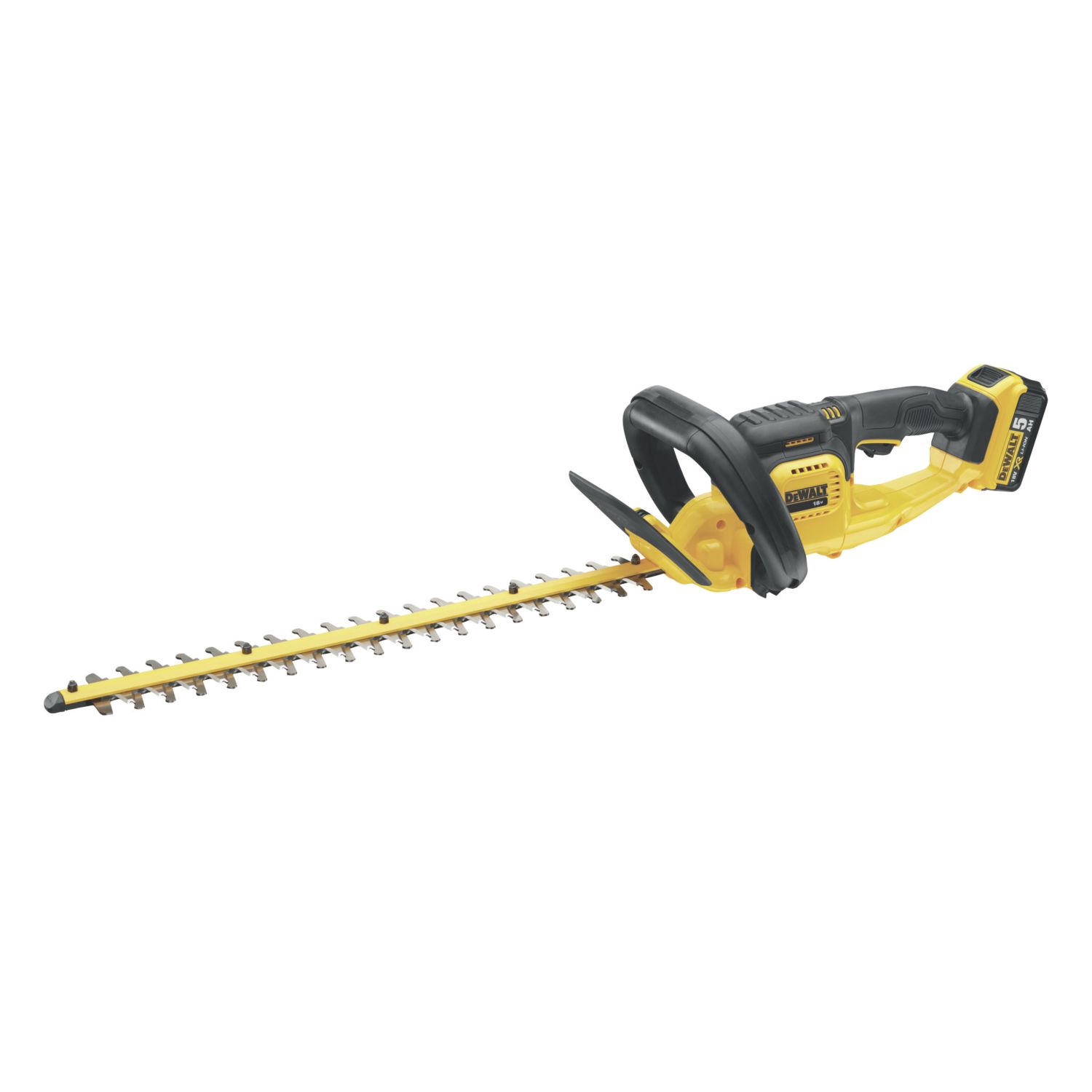 DEWALT DCM563P1-GB 55cm 18V 1 x 5.0Ah Li-Ion XR Cordless Hedge Trimmer (938HT)