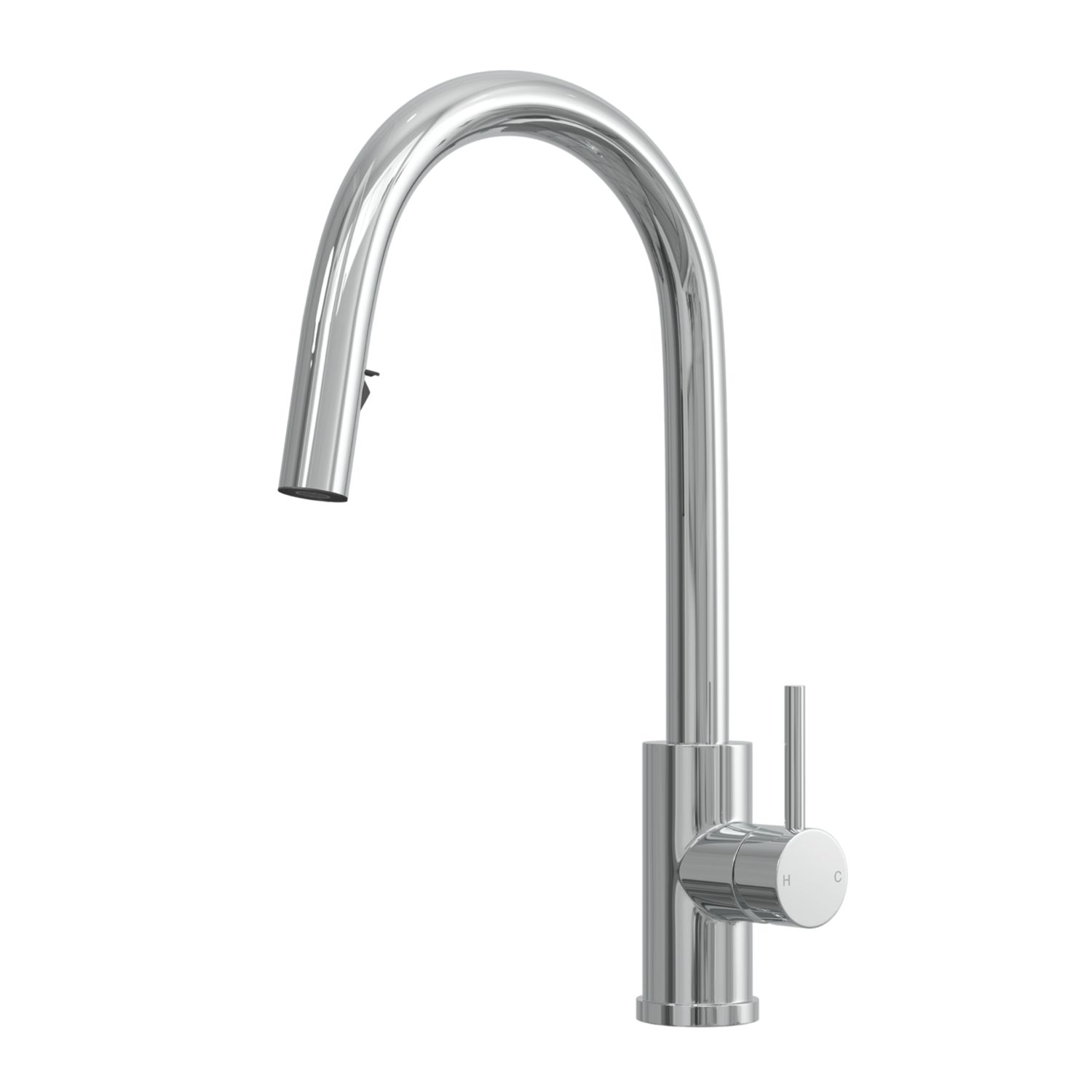 ETAL Velia Concealed Pull-Out Kitchen Mixer Tap Polished Chrome (943FK)