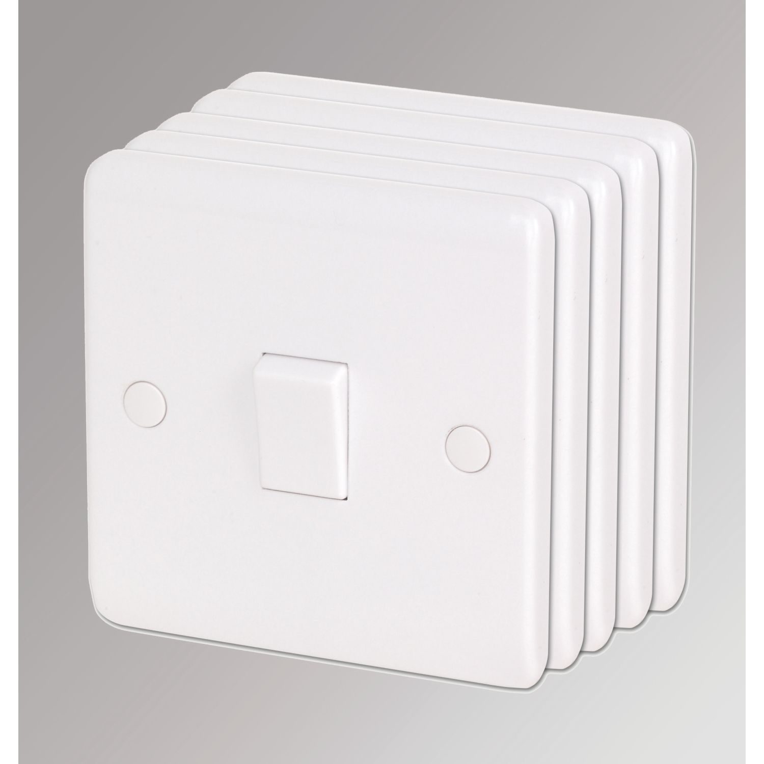 LAP 10AX 1-Gang 2-Way Light Switches White 5 Pack (94432)