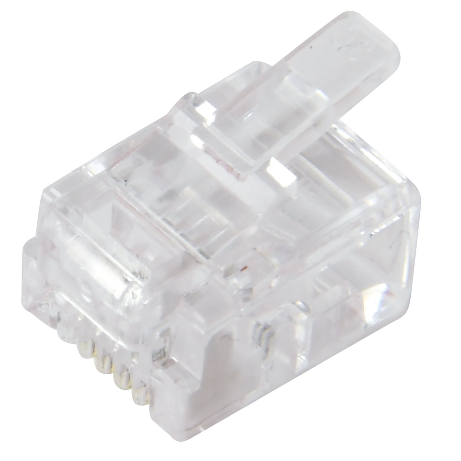 Philex RJ11 6P/4C Connector Plugs 100 Pack (94472)