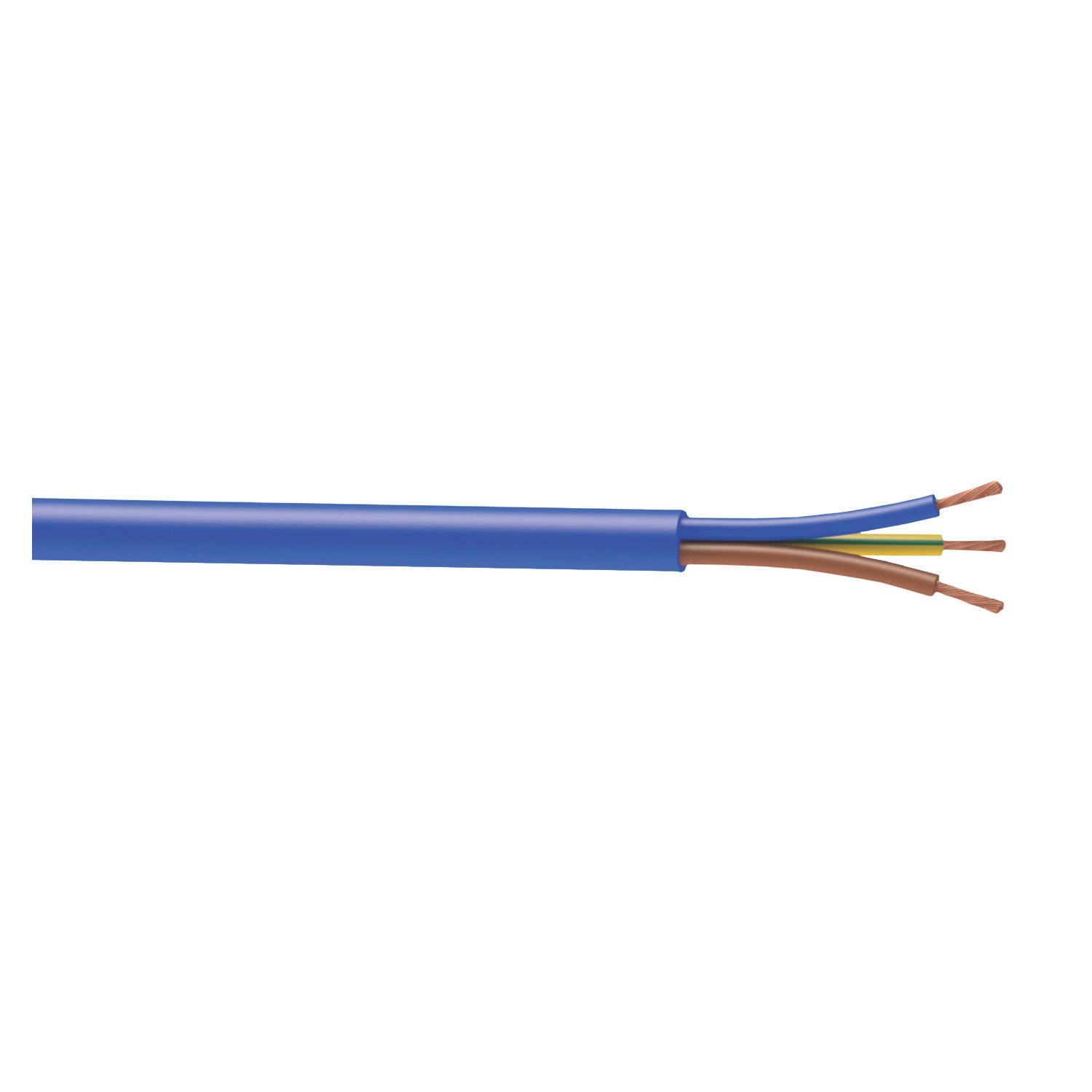 Time 3183YAG Blue 3-Core 2.5mm² Flexible Cable 50m Drum (94475)