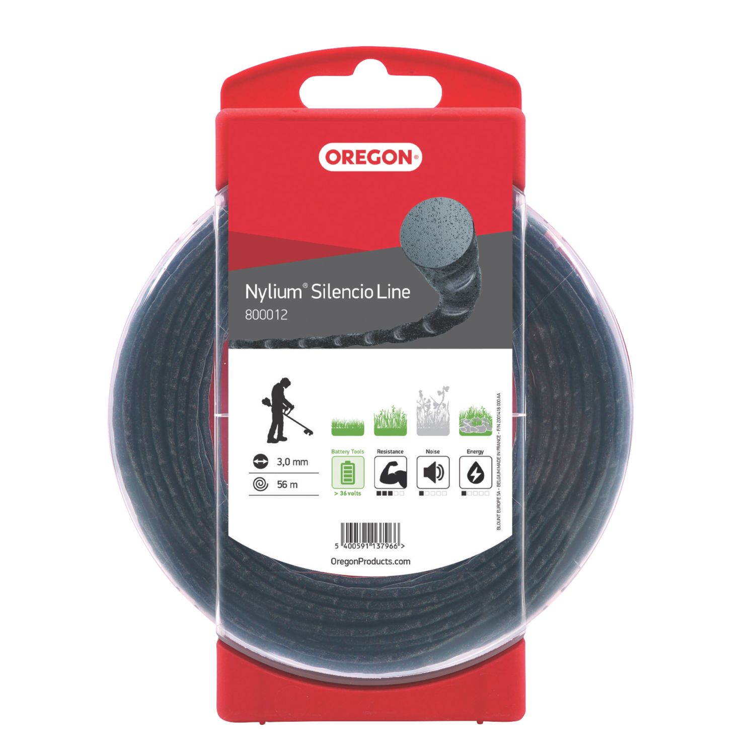 Oregon Nylium Silencio Trimmer Line 3mm x 56m (946JP)