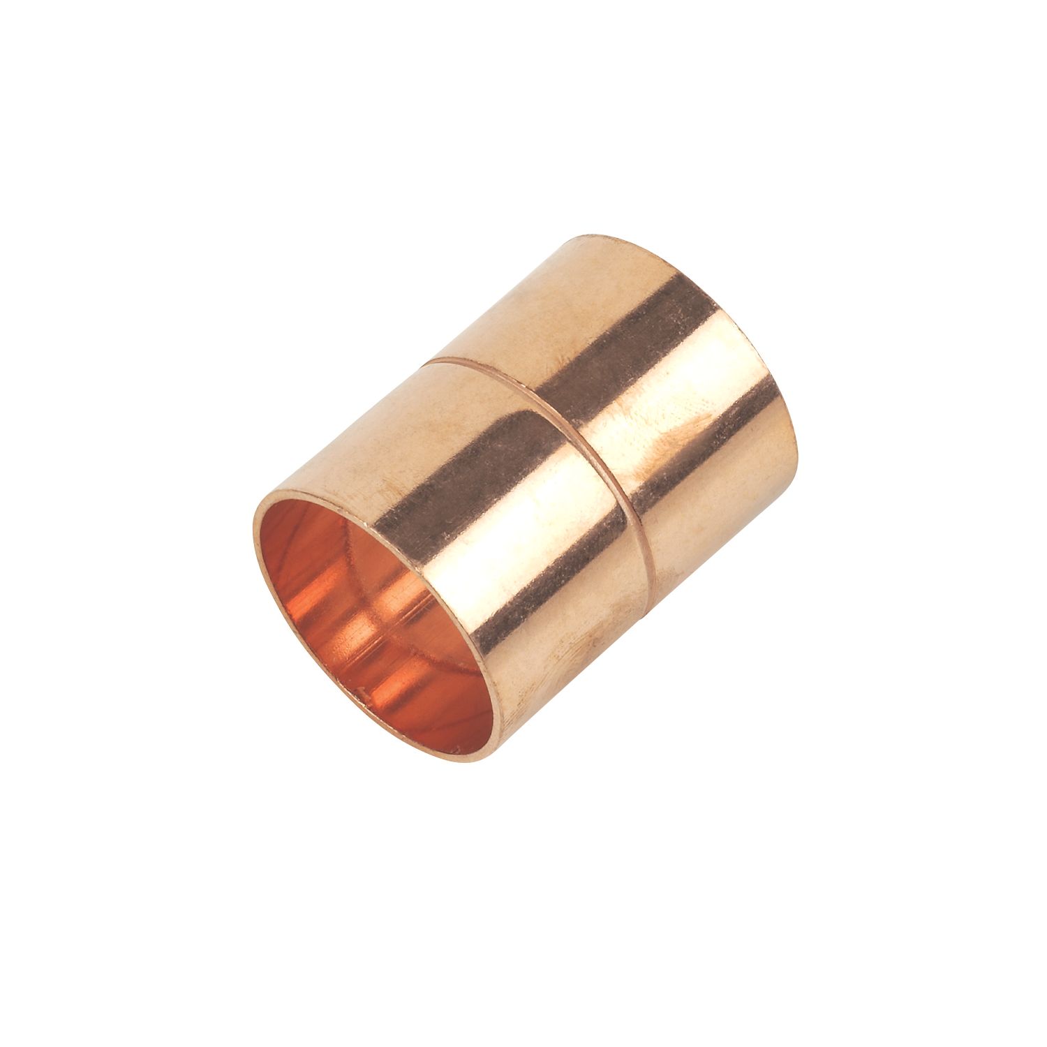 Flomasta Copper End Feed Equal Couplers 28mm 2 Pack (94726)