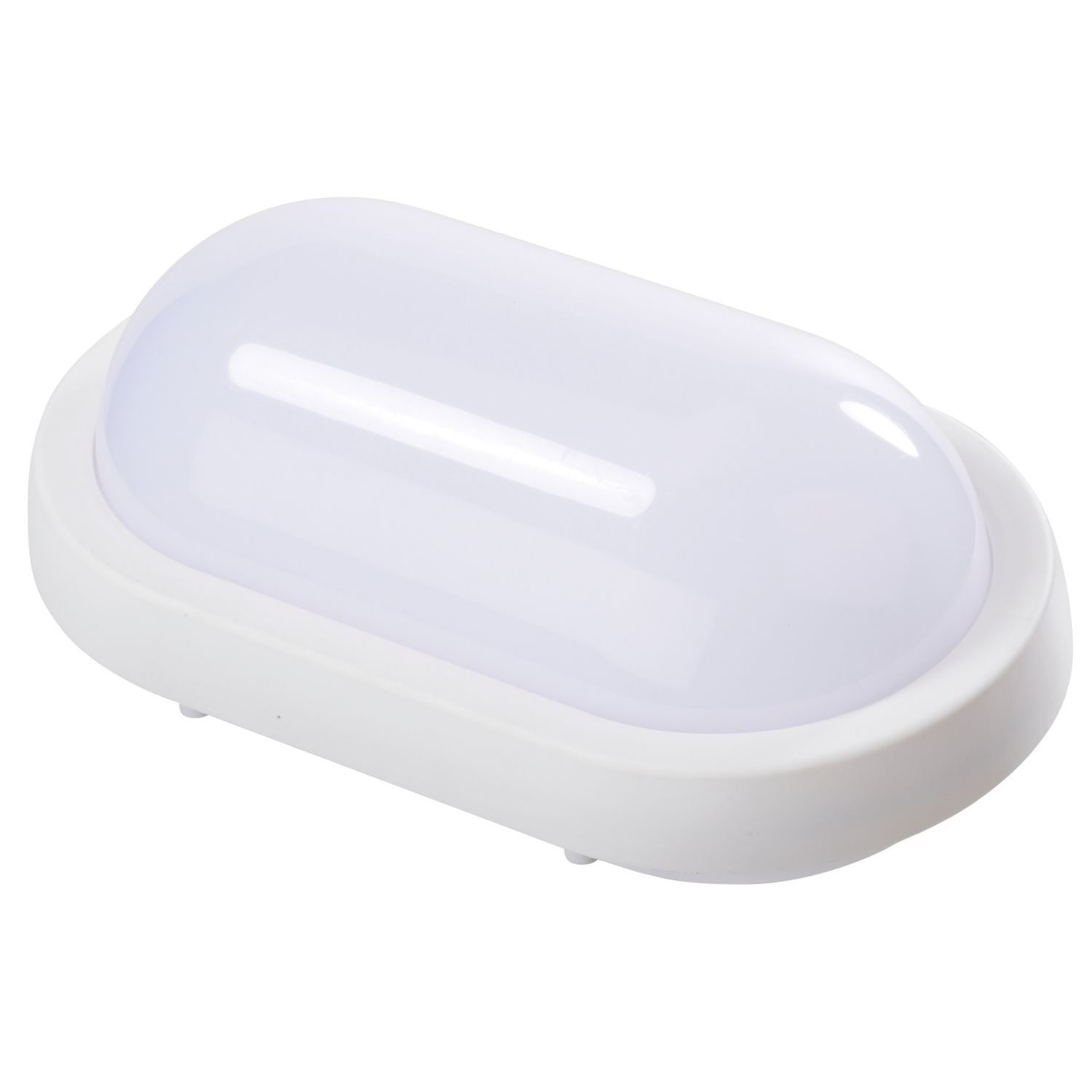 LAP Outdoor Oval LED Bulkhead White 8W 900lm (947PP)