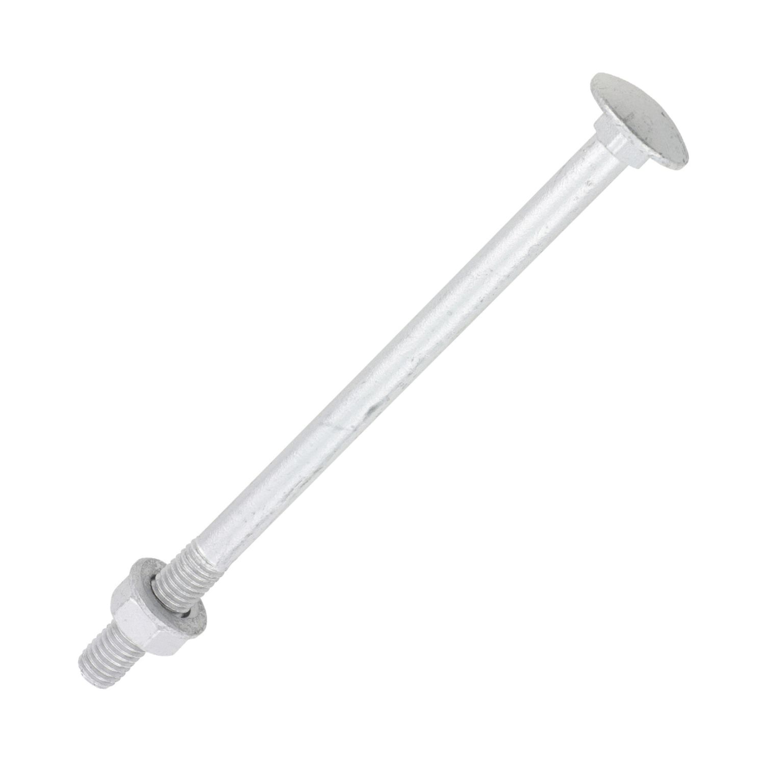 Timco Exterior Carriage Bolts Carbon Steel Organic Silver Coating M8 x 130mm 10 Pack (948KG)