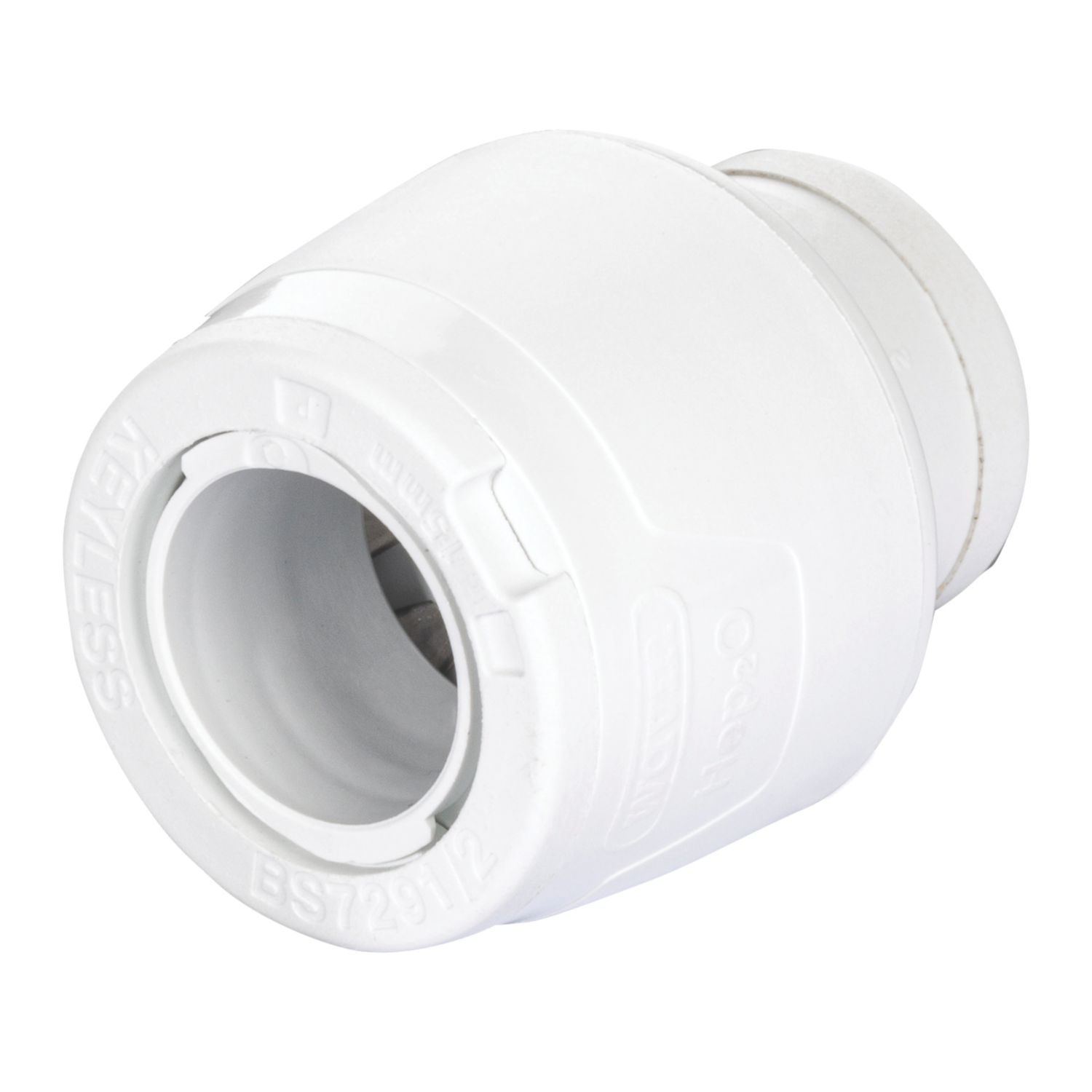 Hep2O Plastic Push-Fit Keyless Stop End 15mm (948RE)