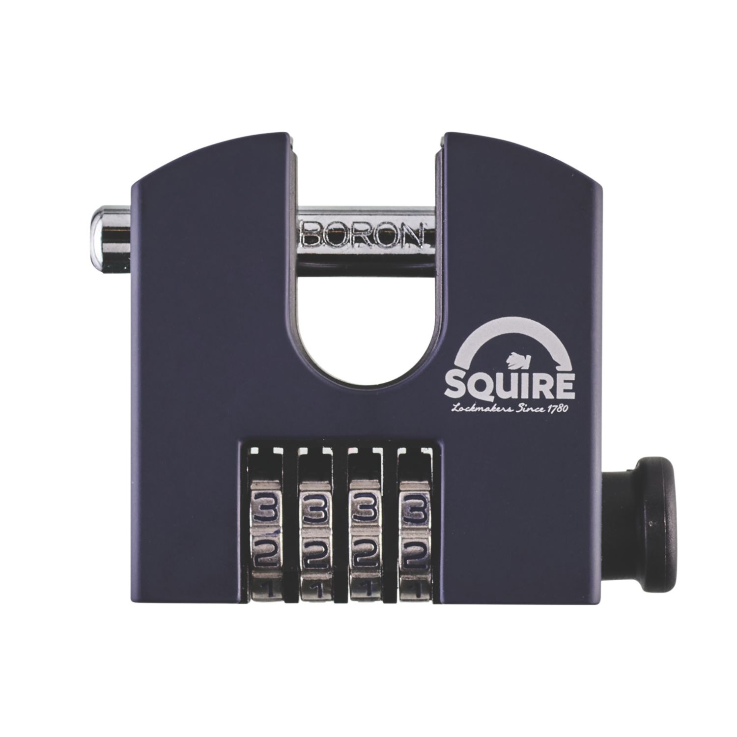 Squire Weatherproof Combination Block Padlock Blue 65mm (95054)