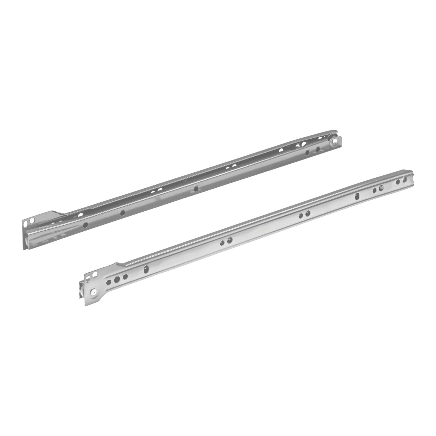 Essentials Steel Self-Closing Roller Drawer Runners 500mm 2 Pack (951VN)