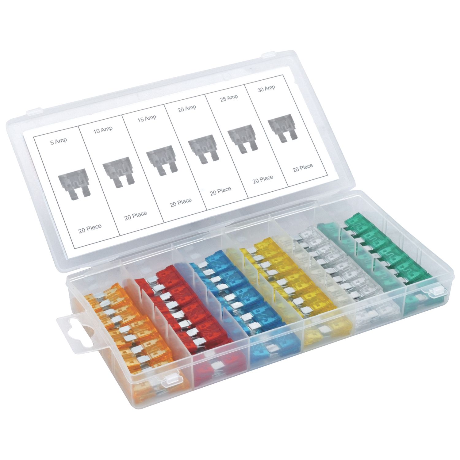 Hilka Pro-Craft Car/Caravan Fuse Set 120 Pieces (95324)