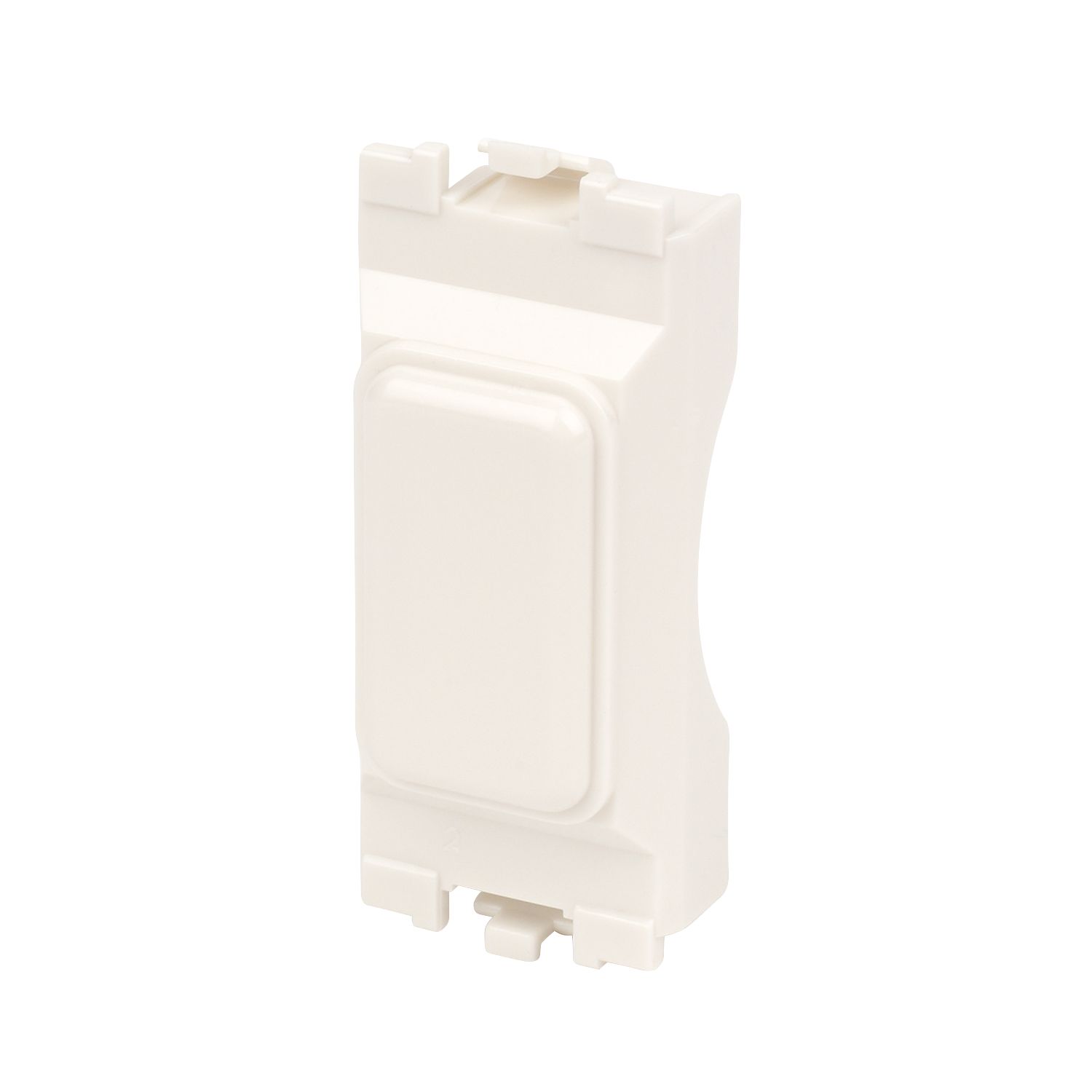 MK Grid Plus 1-Module Grid Blanking Plate White (95474)