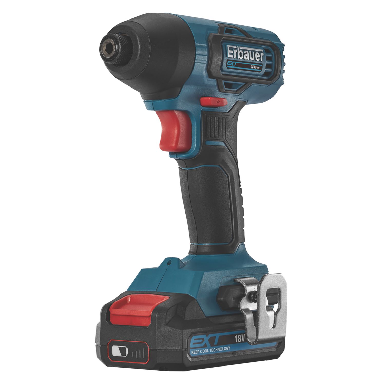 Erbauer EBID18LI 18V 1 x 2.0Ah Li-Ion EXT Cordless Impact Driver (954PP)