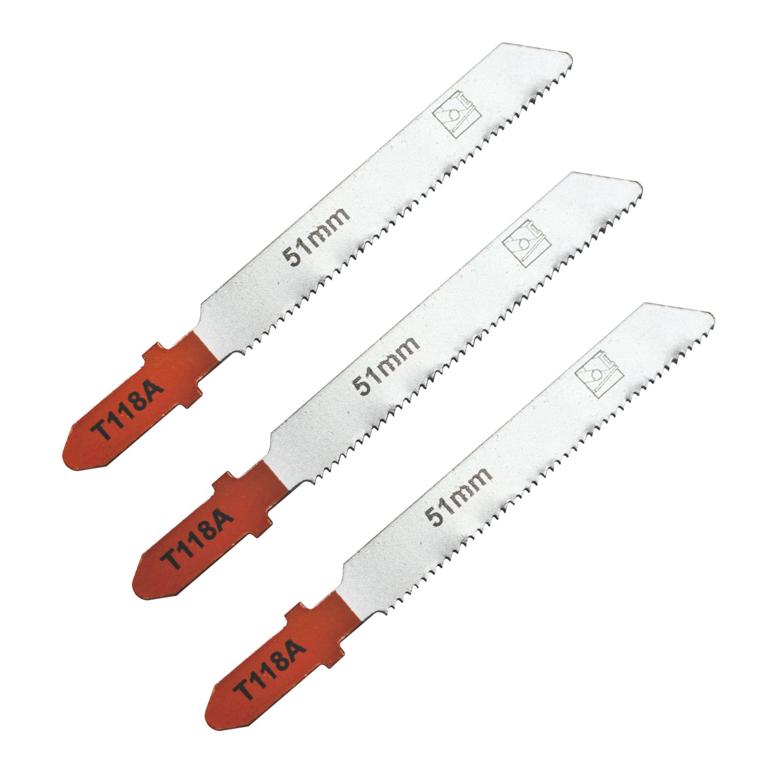 SJG52583 T118A Sheet Metal Jigsaw Blades 75mm 3 Pack (9562V)