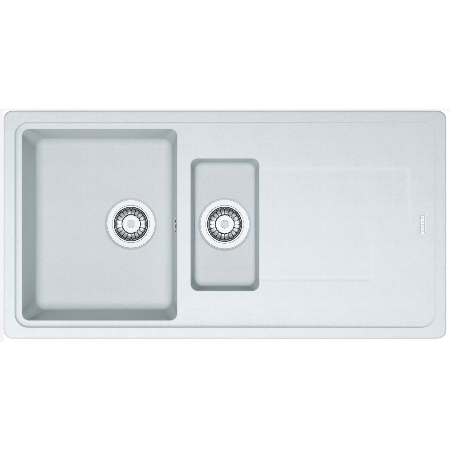 Franke Titan 1.5 Bowl Tectonite Sink White Reversible 970mm x 500mm (956KR)