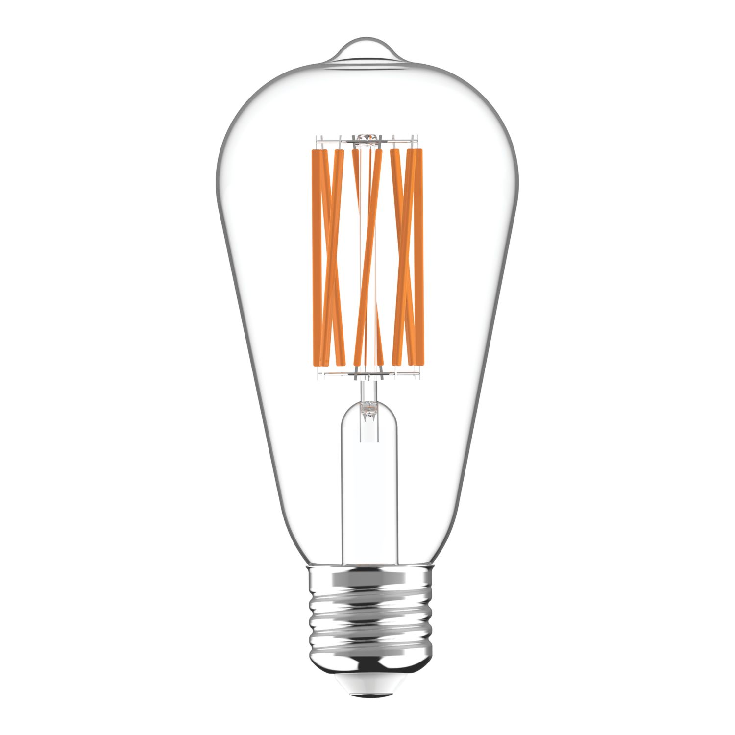 LAP E27 ST64 LED Virtual Filament Light Bulb 806lm 3.8W (956PV)