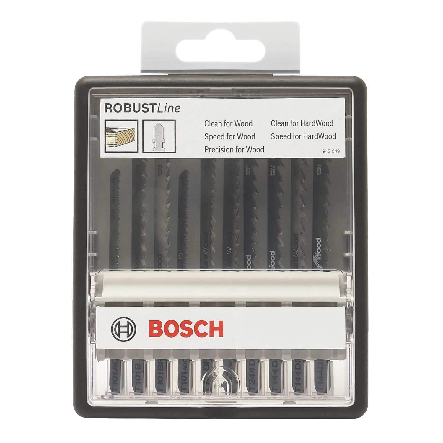 Bosch 2.607.010.540 Wood Jigsaw Blade Set 10 Pieces (95738)