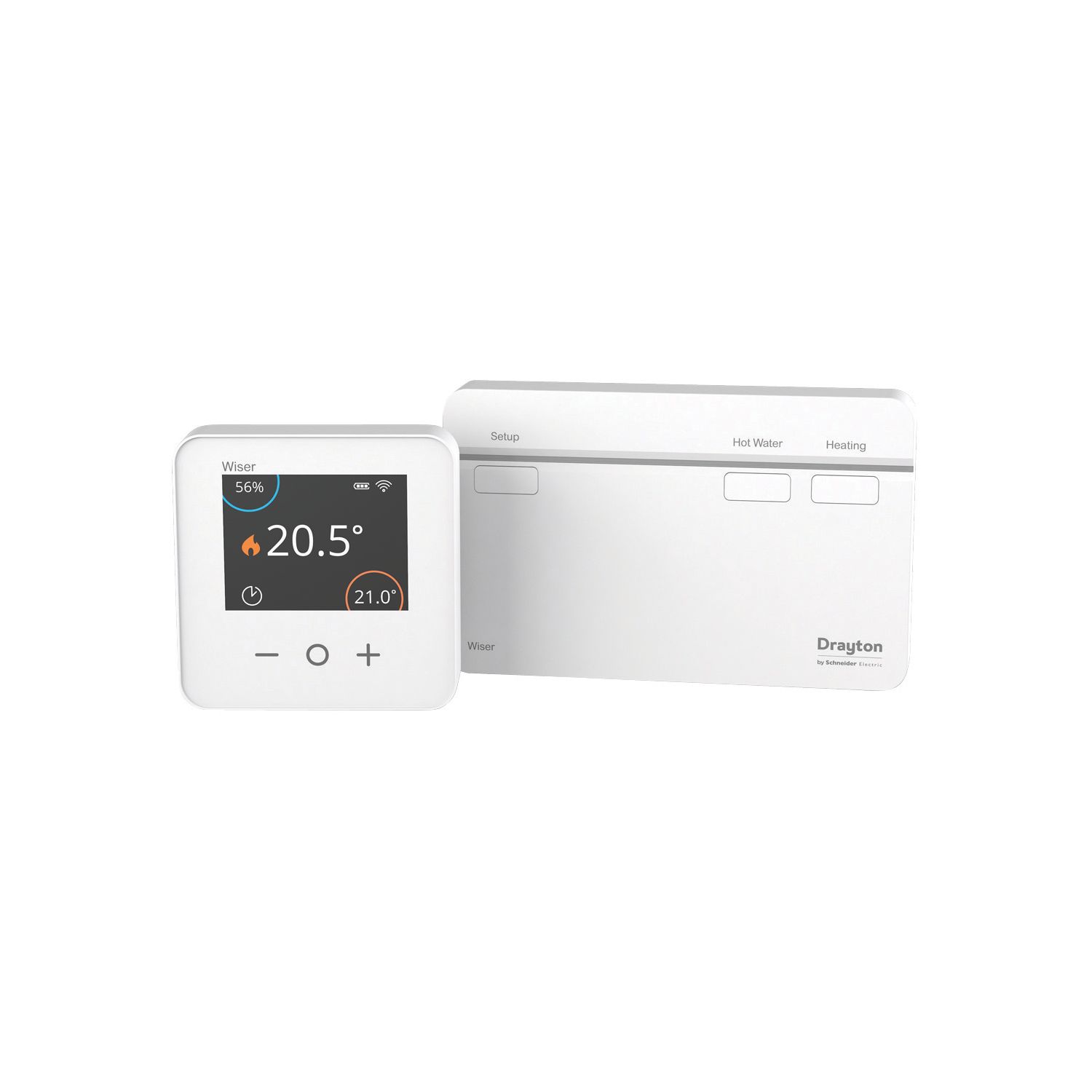 Drayton Wiser Wireless Heating & Hot Water 2-Channel Thermostat Control Kit White (9575V)