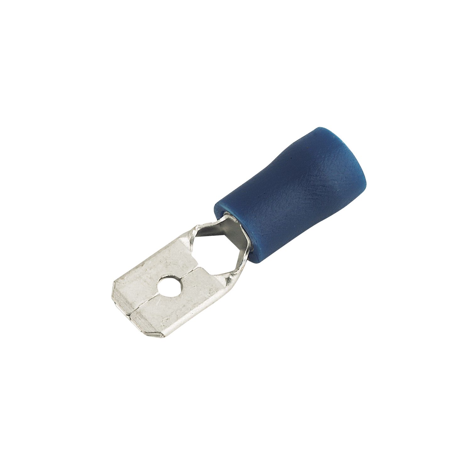 Essentials Insulated Blue 6.3mm Push-On (M) Crimps 100 Pack (95786)