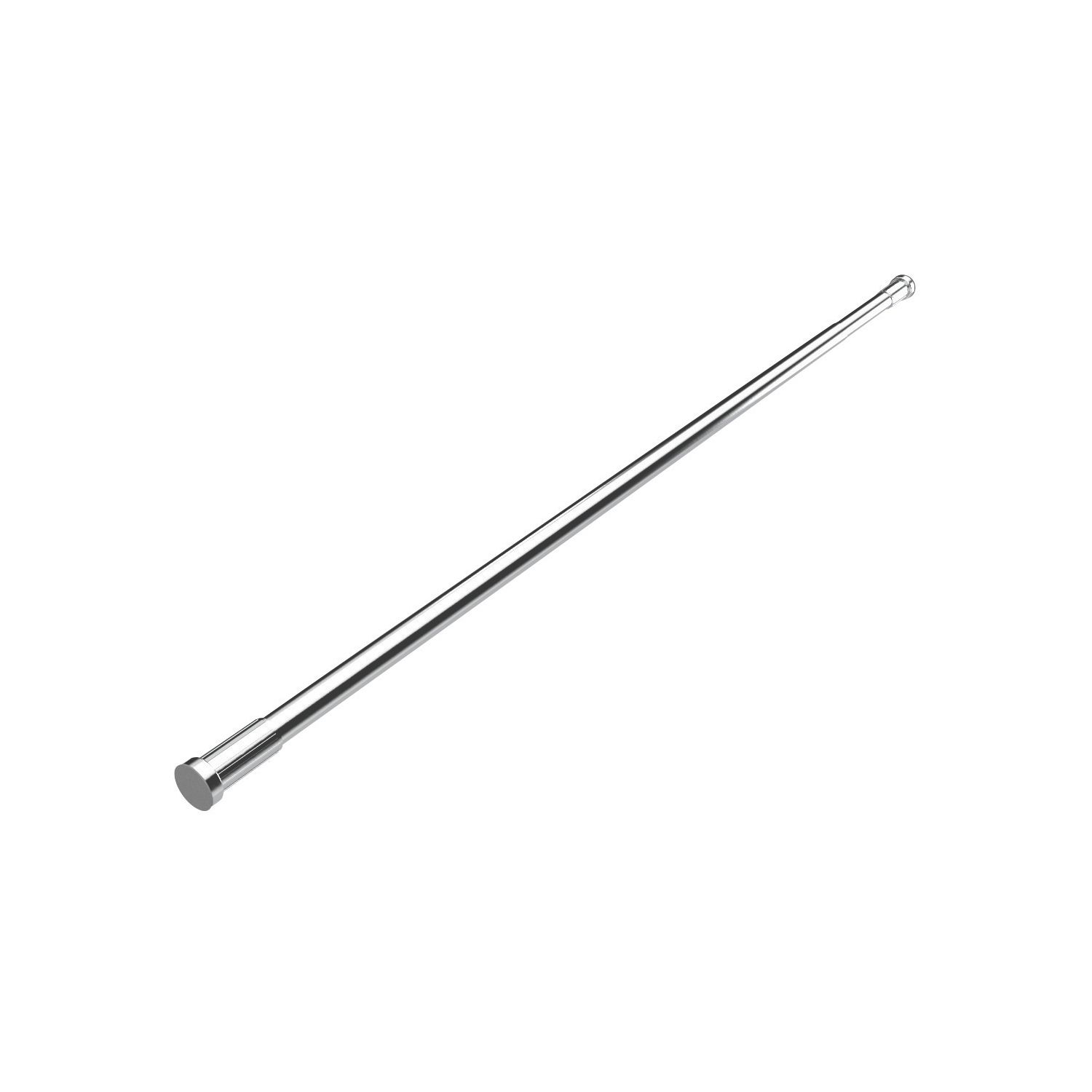 Croydex Tube Shower Rail Aluminium Chrome 1410-2600mm (959JR)