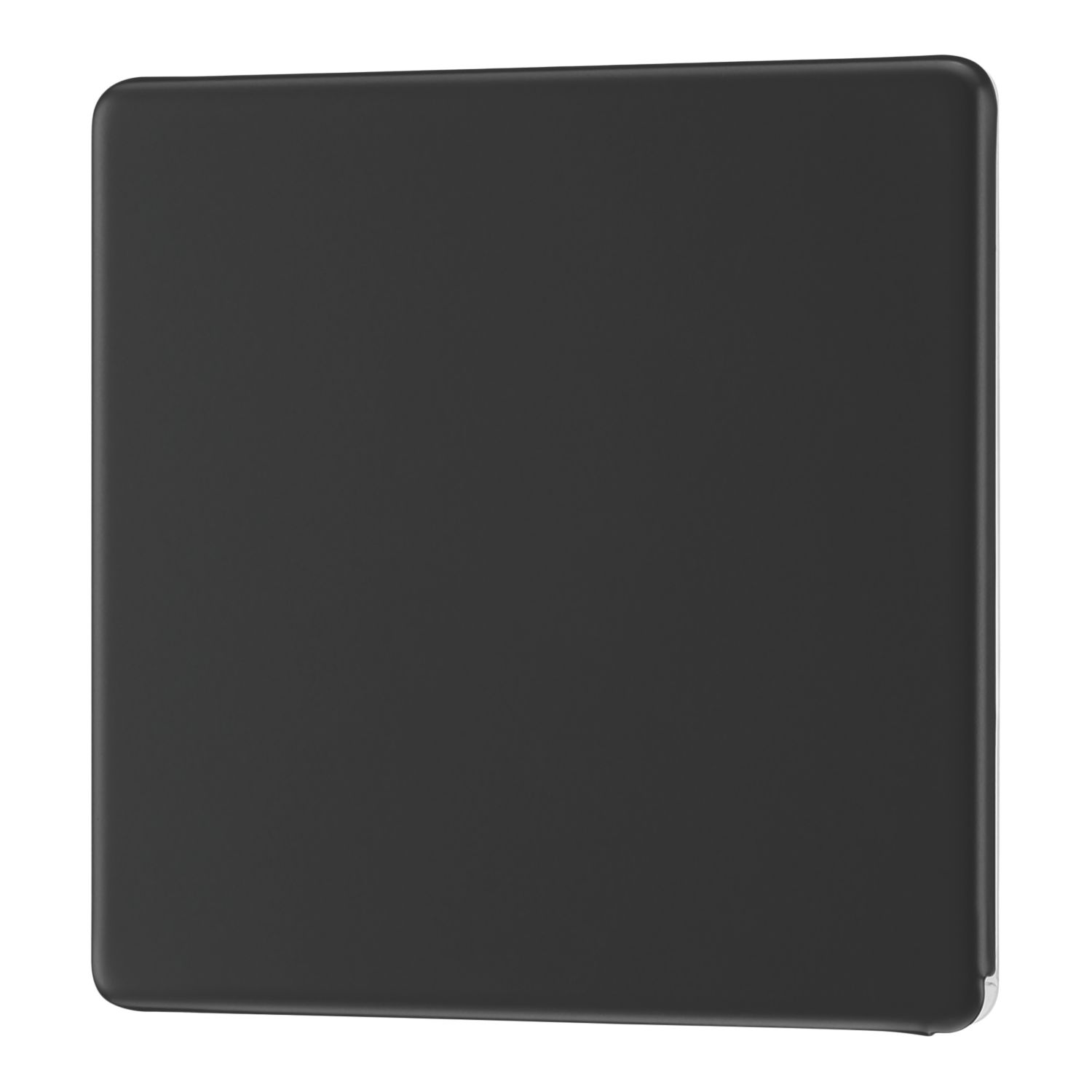 LAP 1-Gang Blanking Plate Matt Black (960PN)