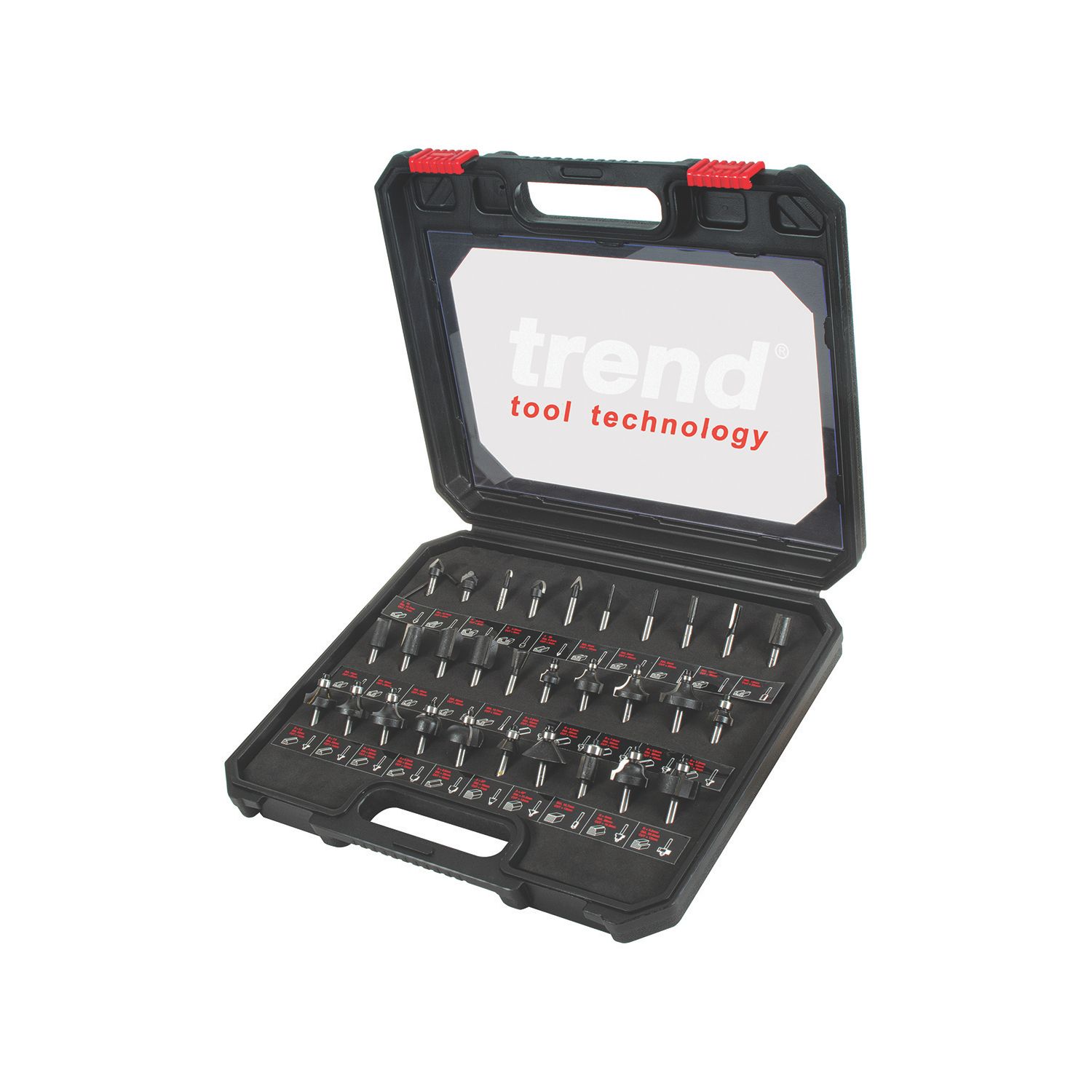 Trend SET/SS31X1/4TC Router Cutter Set 30 Pieces (960VW)