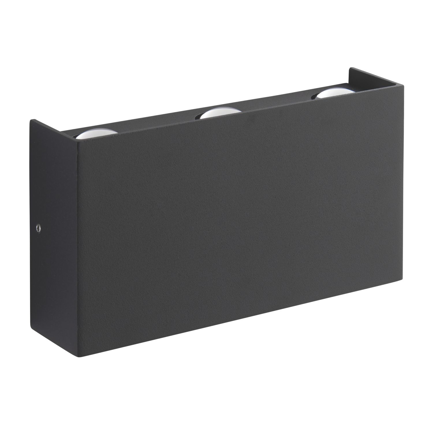 LAP Outdoor LED Up & Down Tri Light Textured Black 7.5W 550lm (962JK)