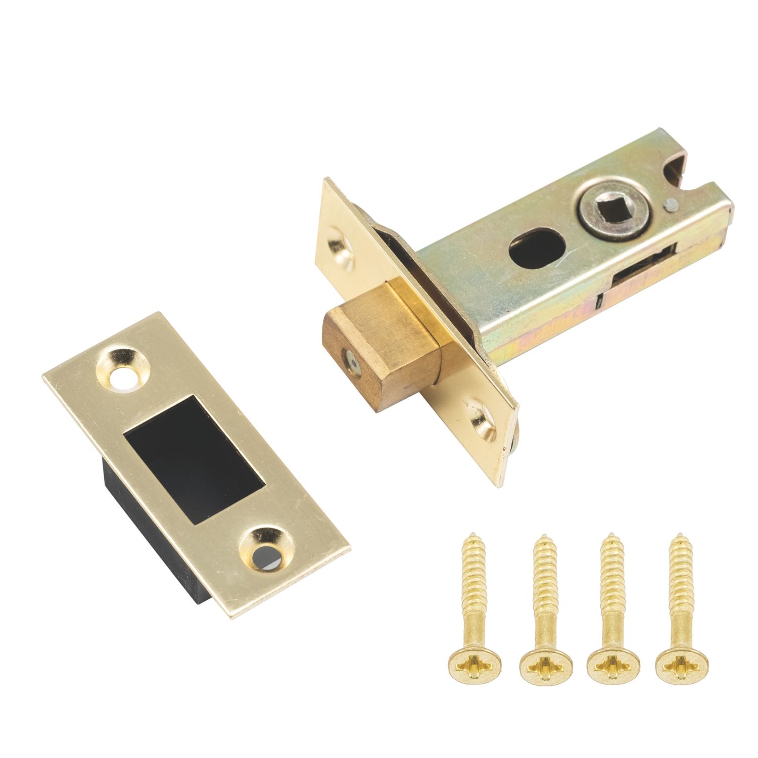 Smith & Locke Brushed Brass Tubular WC Deadbolt 64mm Case - 45mm Backset (962TE)