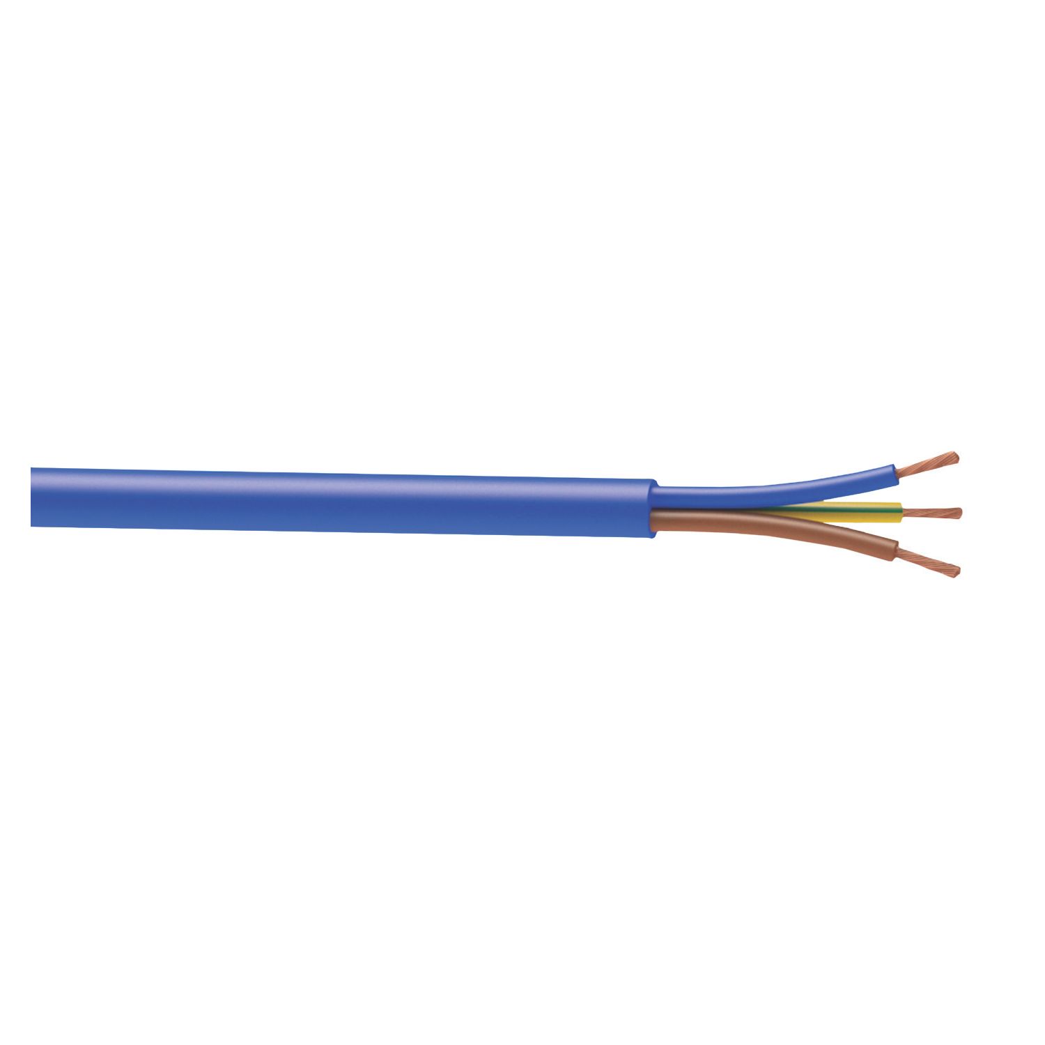 Time 3183YAG Blue 3-Core 1.5mm² Flexible Cable 50m Drum (963JY)