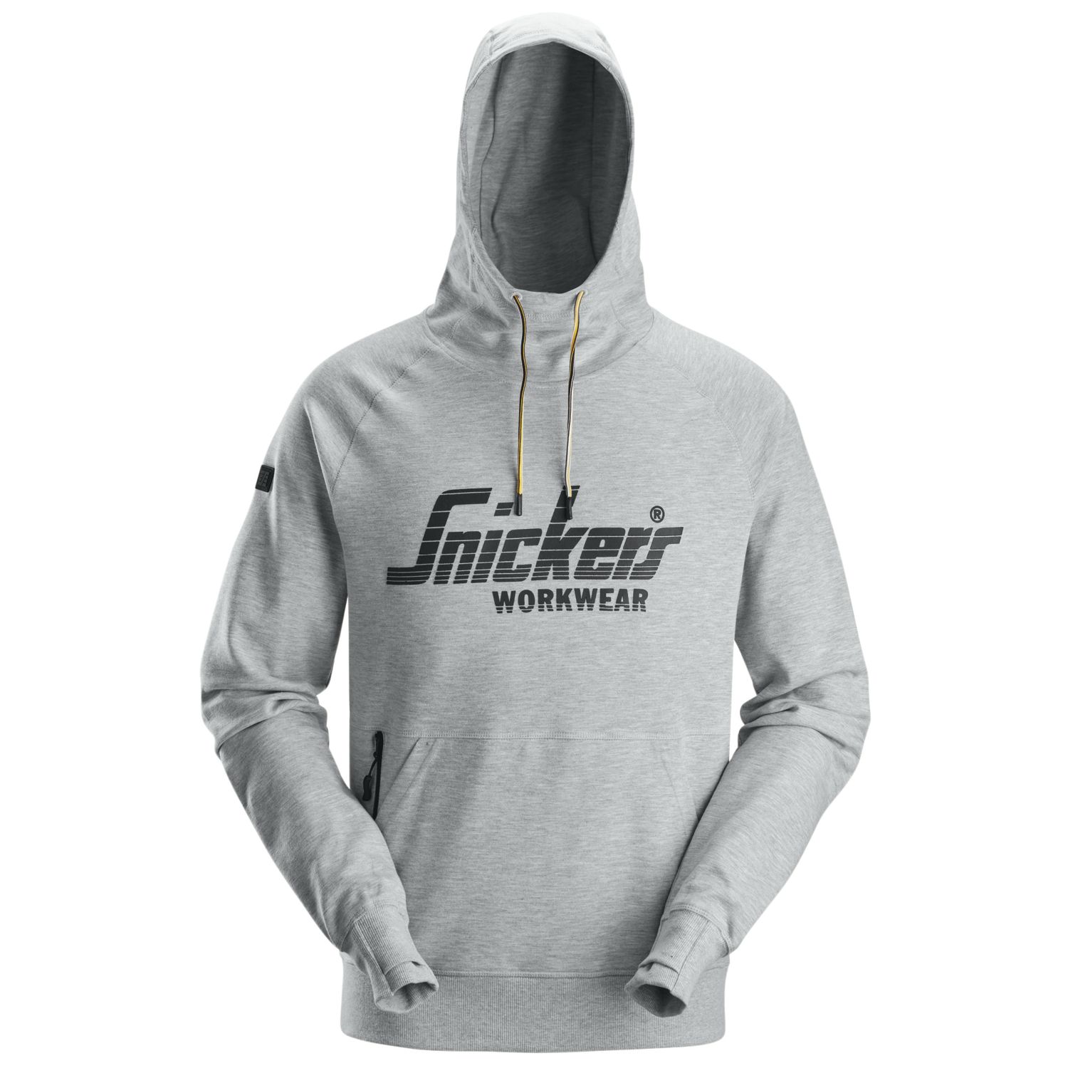 Snickers 2894 Logo Hoodie Grey Melange Small 36" Chest (963KC)